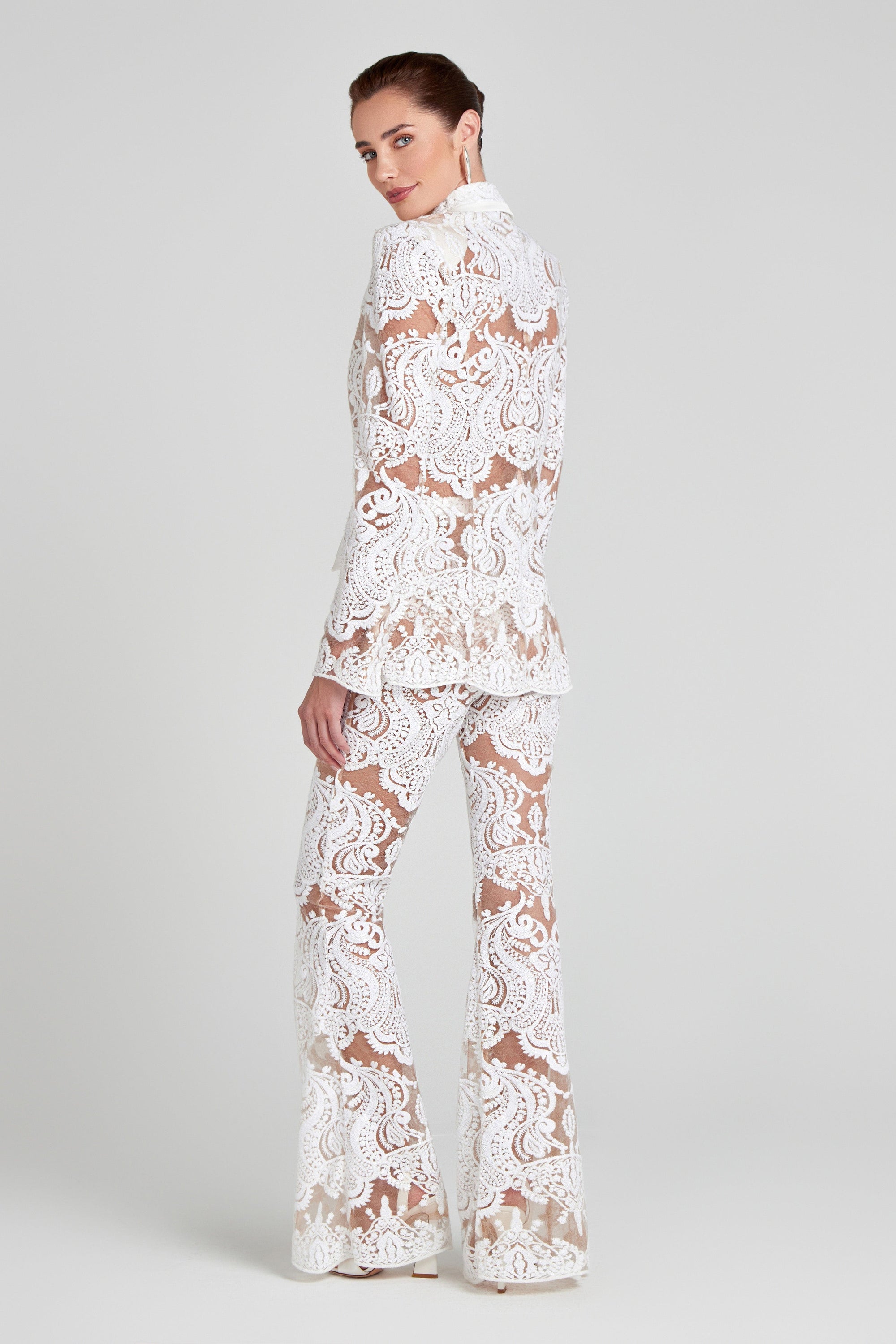 NADINE MERABI Trousers Piper White Trousers