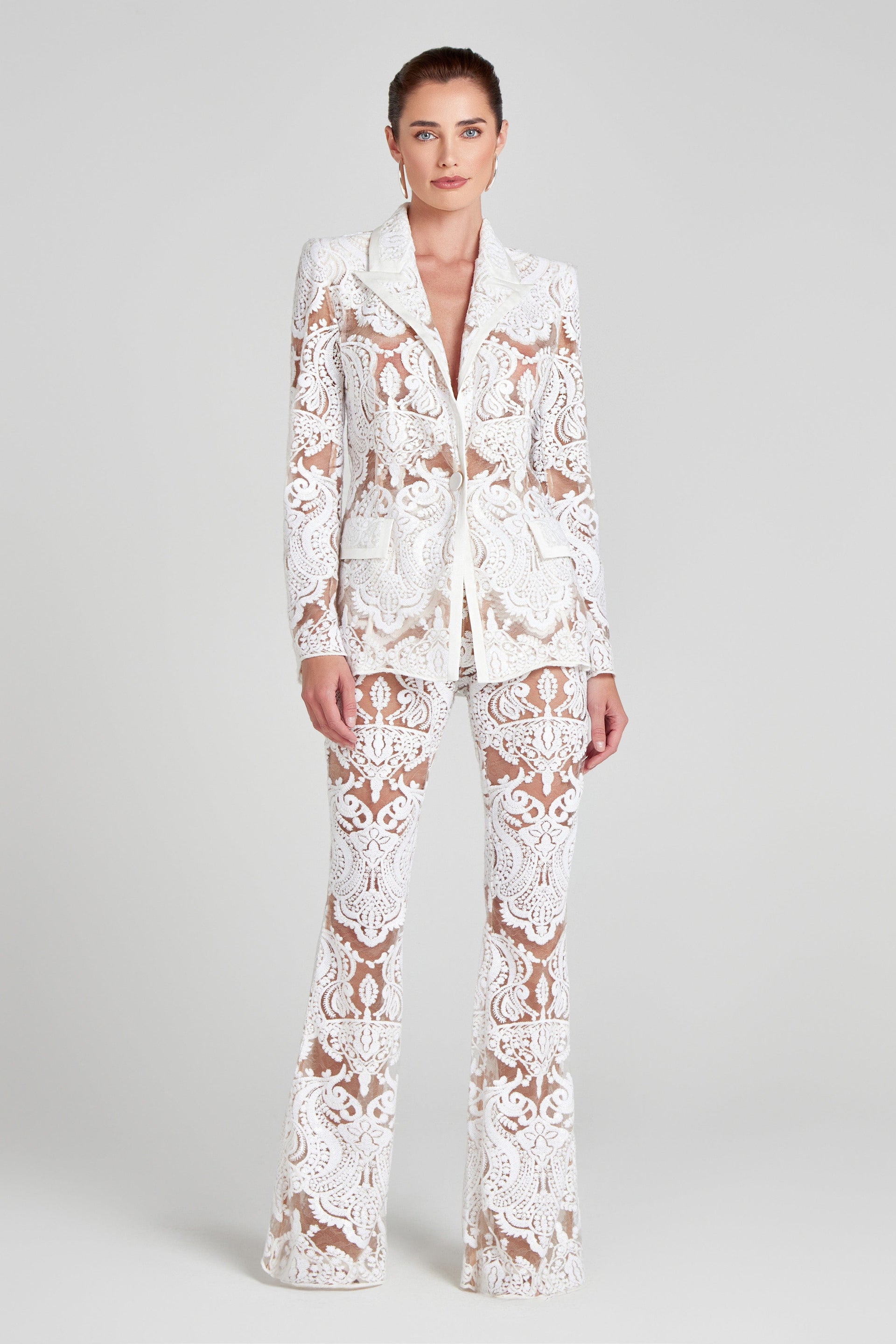 Piper White Trousers Tailleurs de mariage The Wedding Explorer Piper White Trousers Tailleurs de mariage The Wedding Explorer