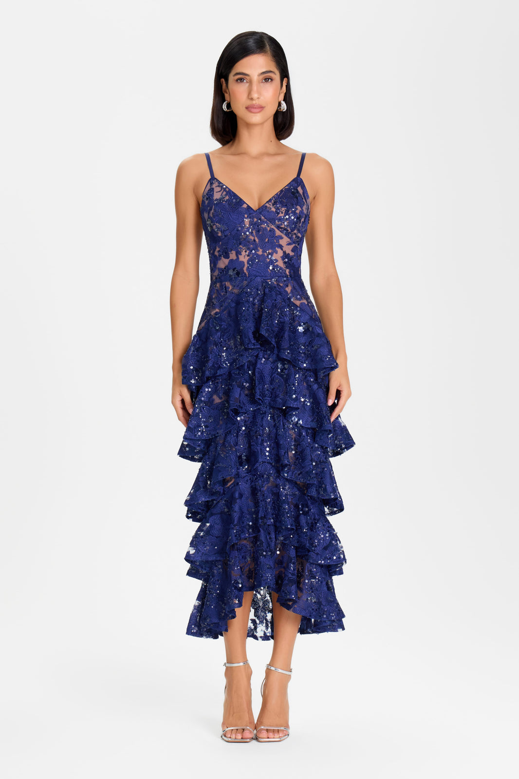 MIDI Dresses SAFFRON NAVY DRESS