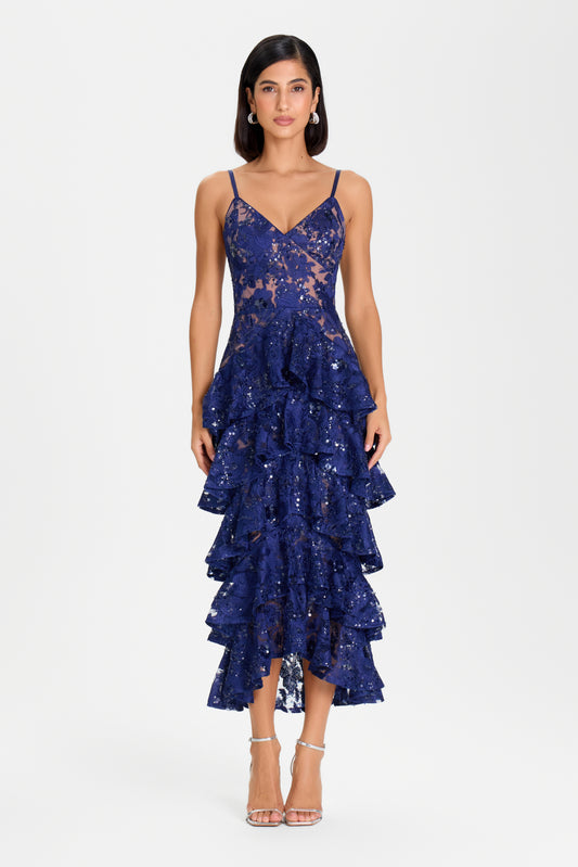 SAFFRON NAVY DRESS
