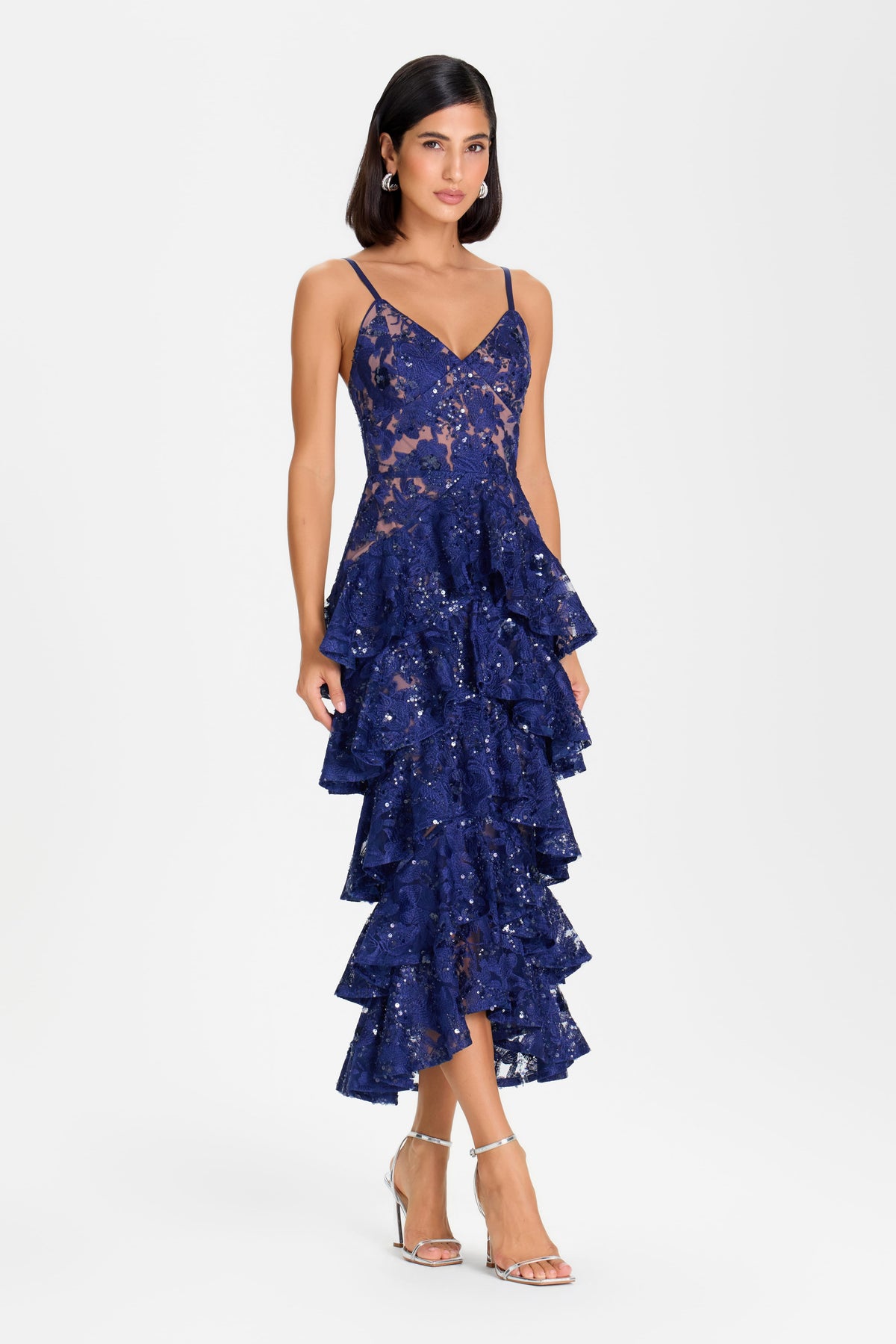 MIDI Dresses SAFFRON NAVY DRESS