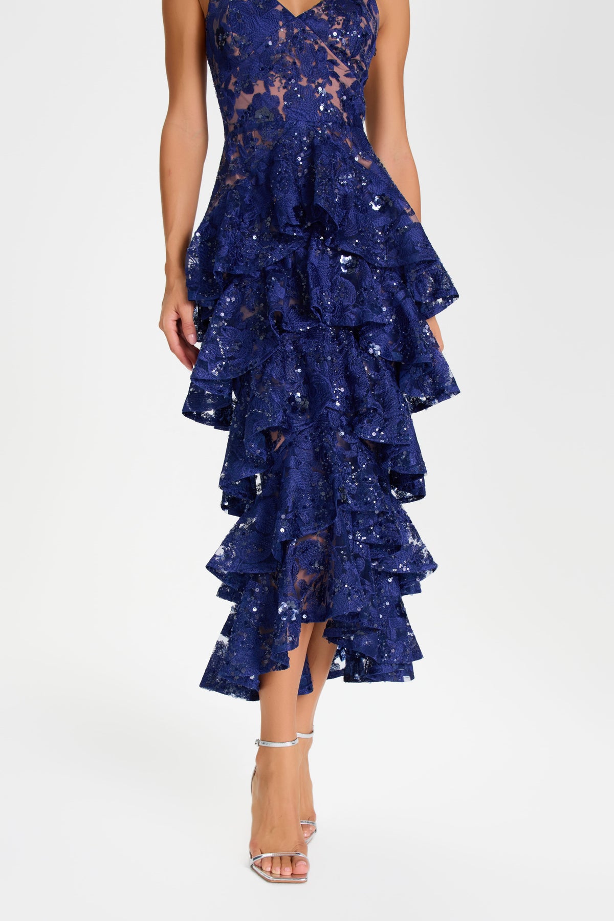 MIDI Dresses SAFFRON NAVY DRESS