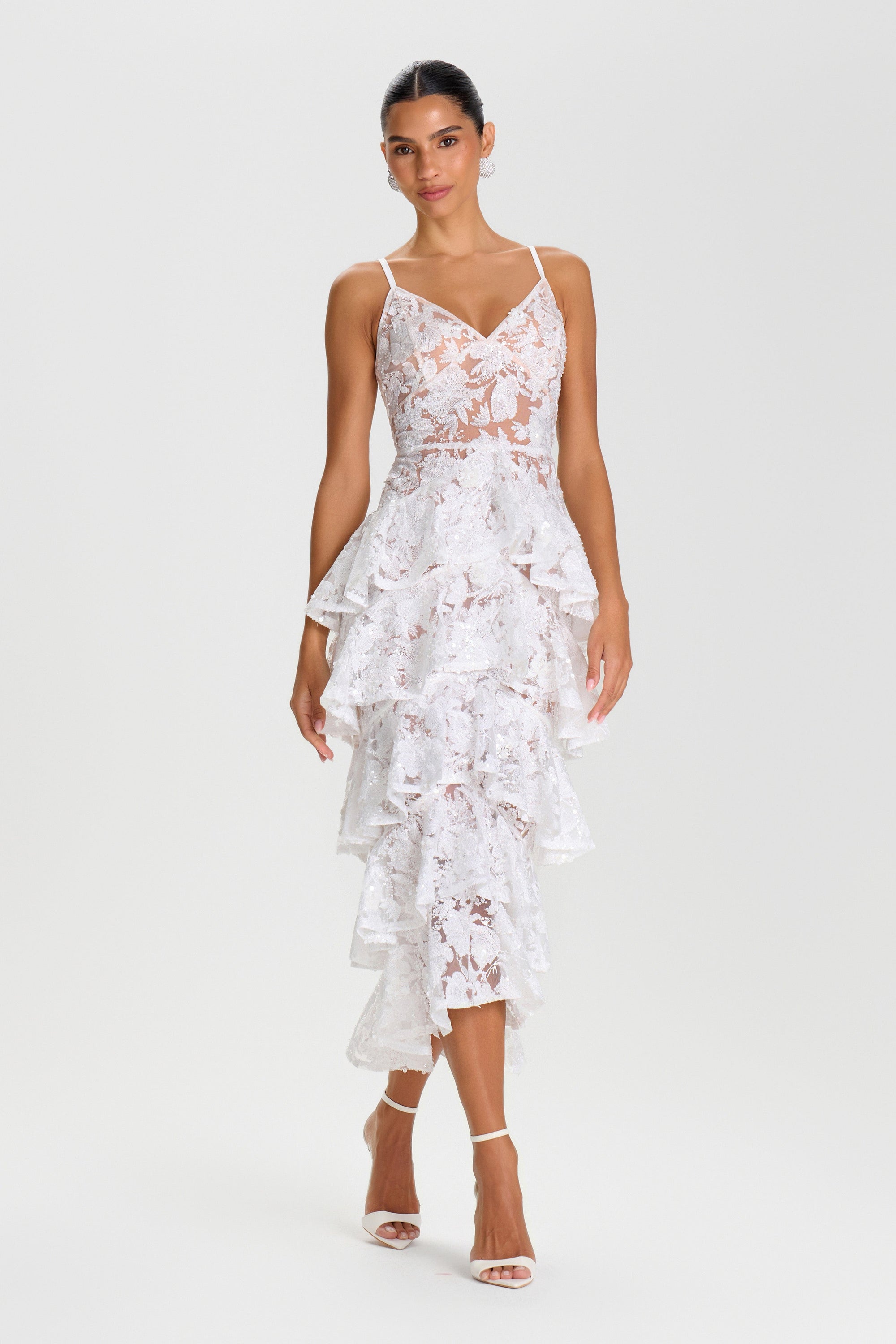 MIDI Dresses Saffron White Dress
