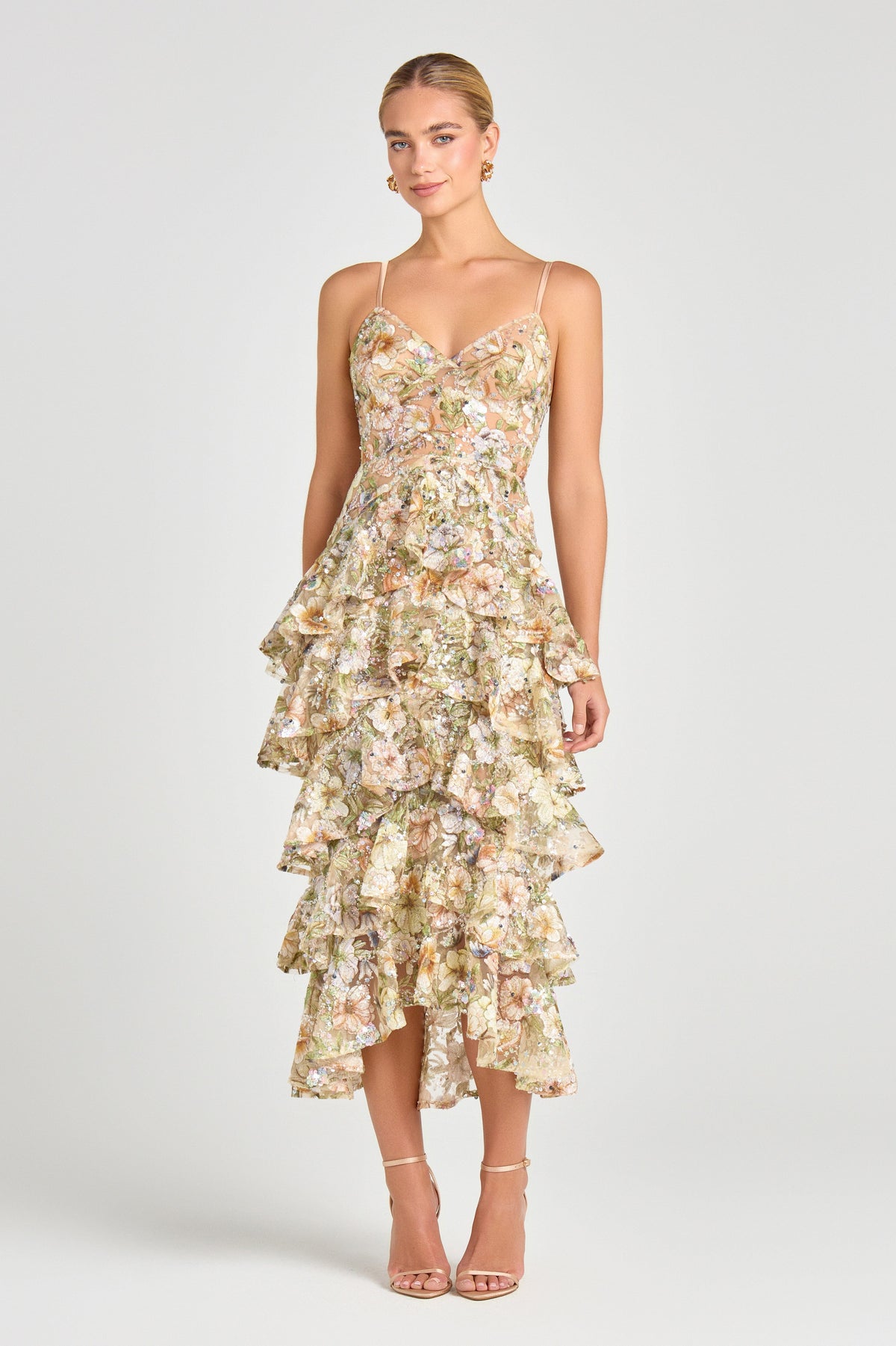 NADINE MERABI Dresses Saffron Floral Dress