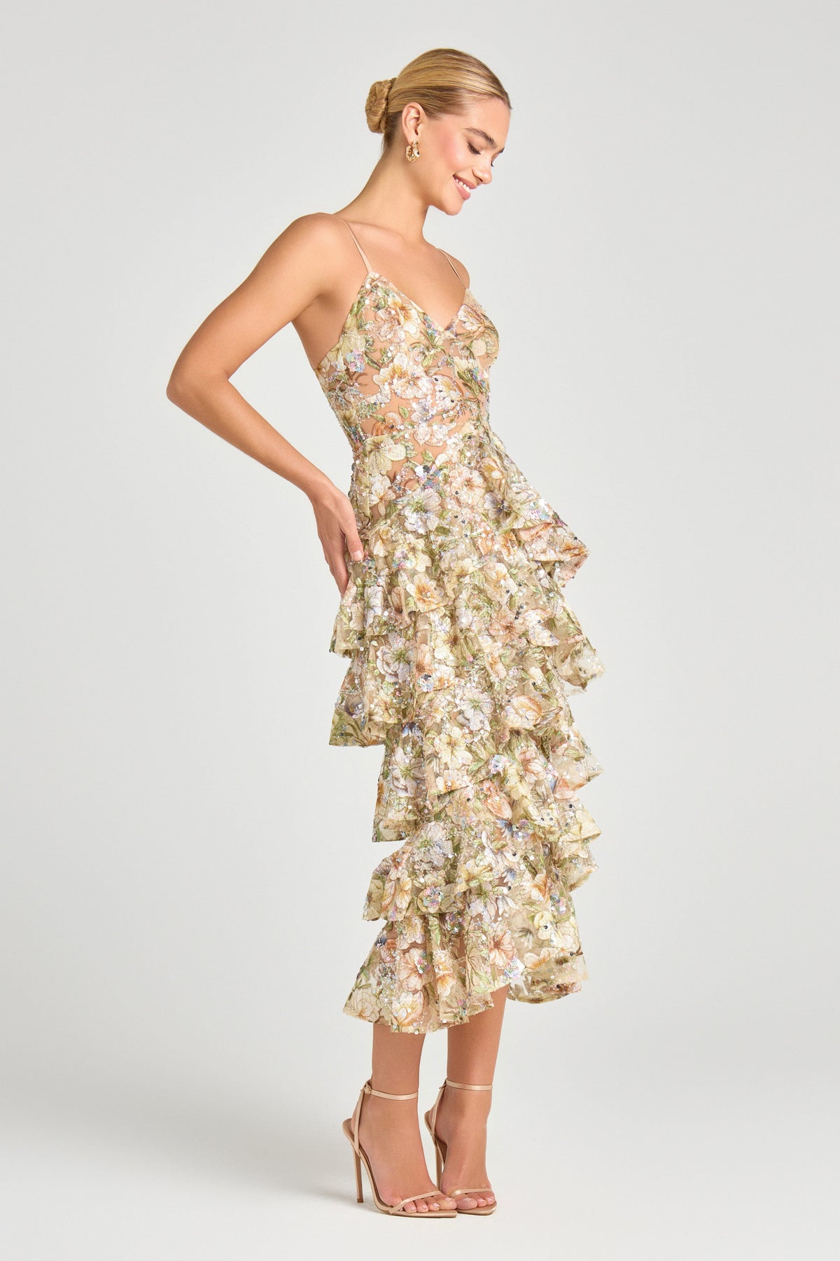 NADINE MERABI Dresses Saffron Floral Dress