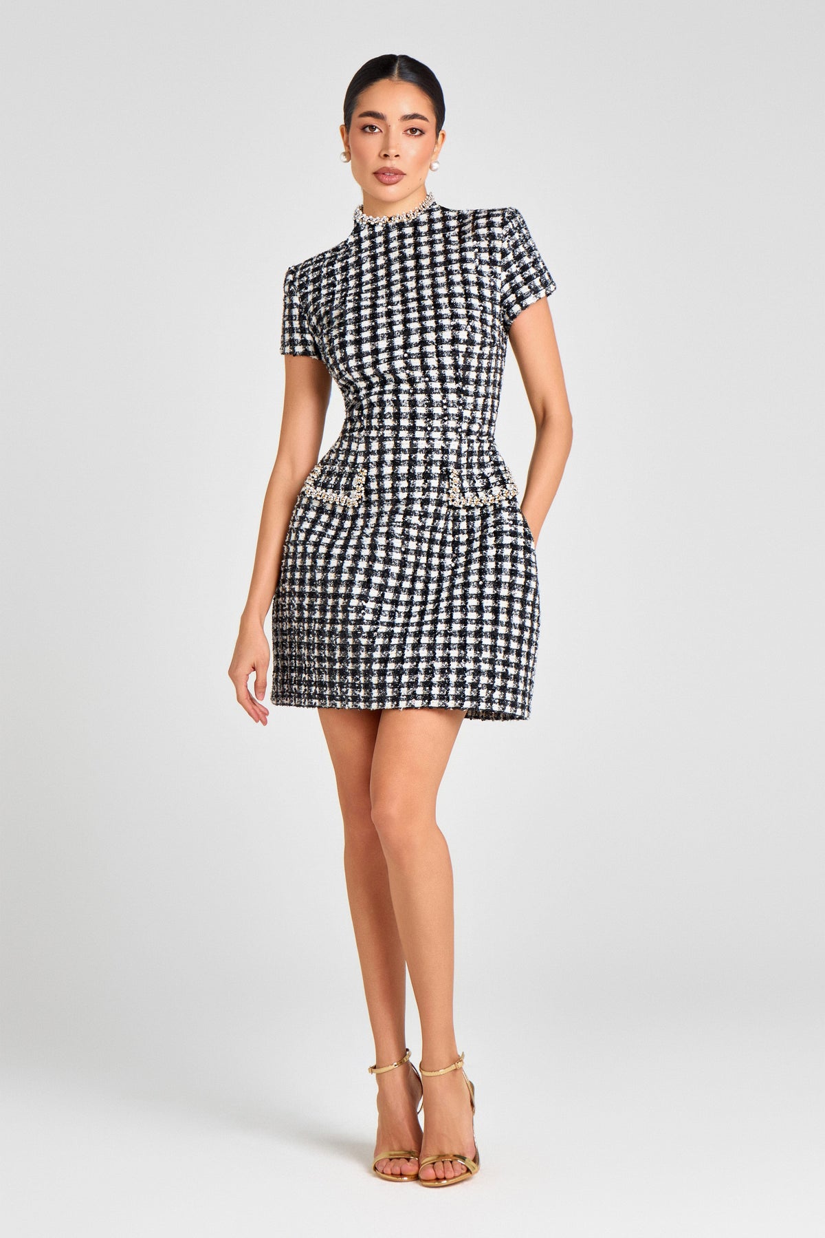 Mila Check Dress