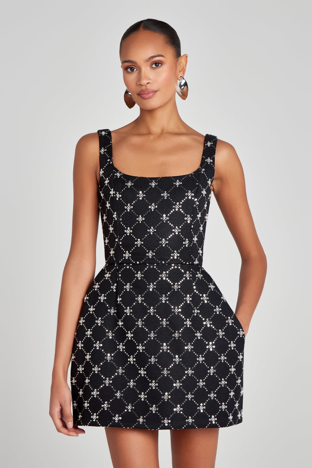 NADINE MERABI Dresses Sofia Black Dress