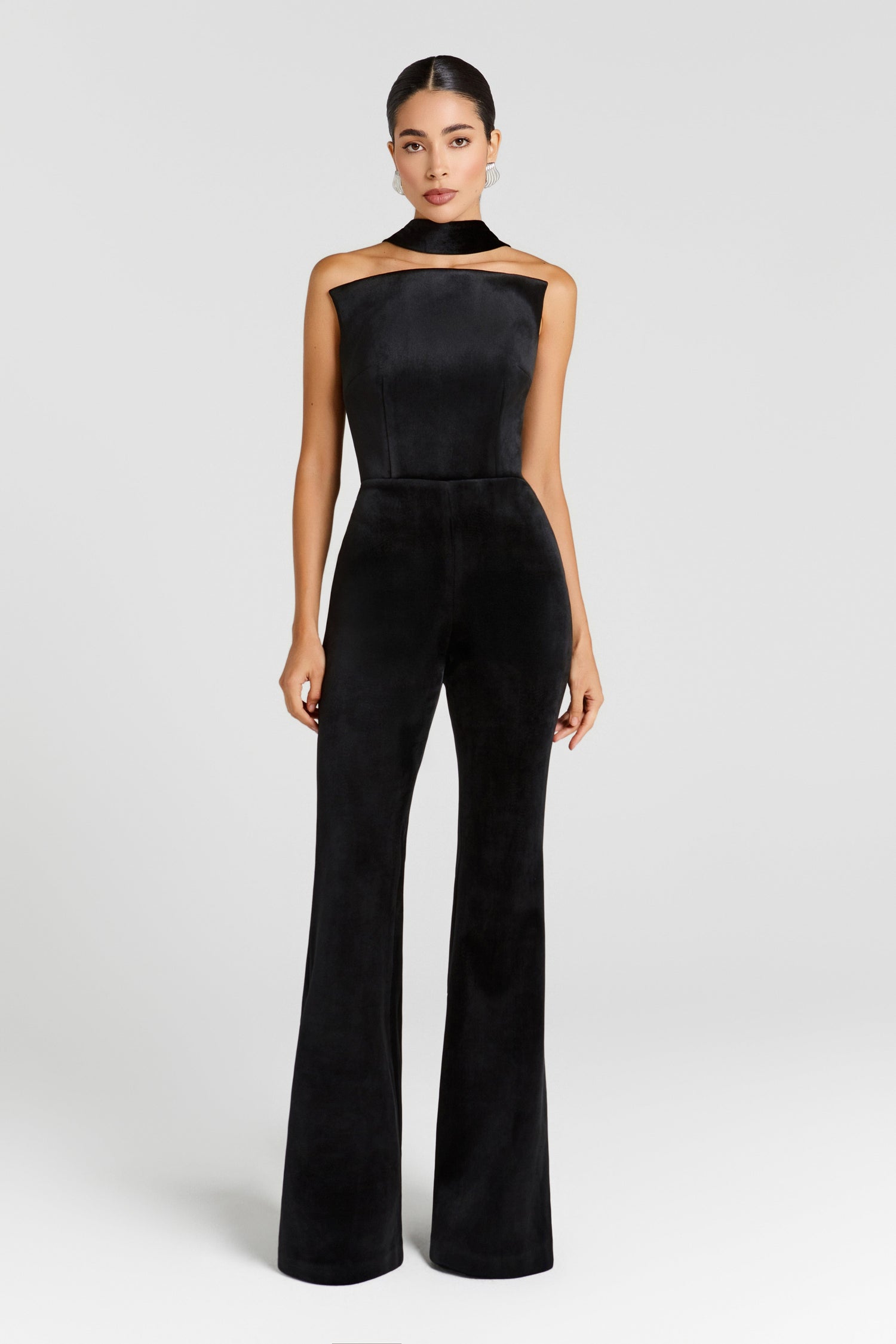 NADINE MERABI Jumpsuits Talia Black Jumpsuit