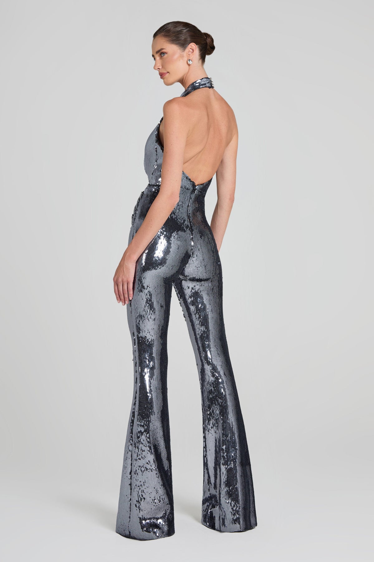NADINE MERABI Jumpsuits Tianna Silver Jumpsuit