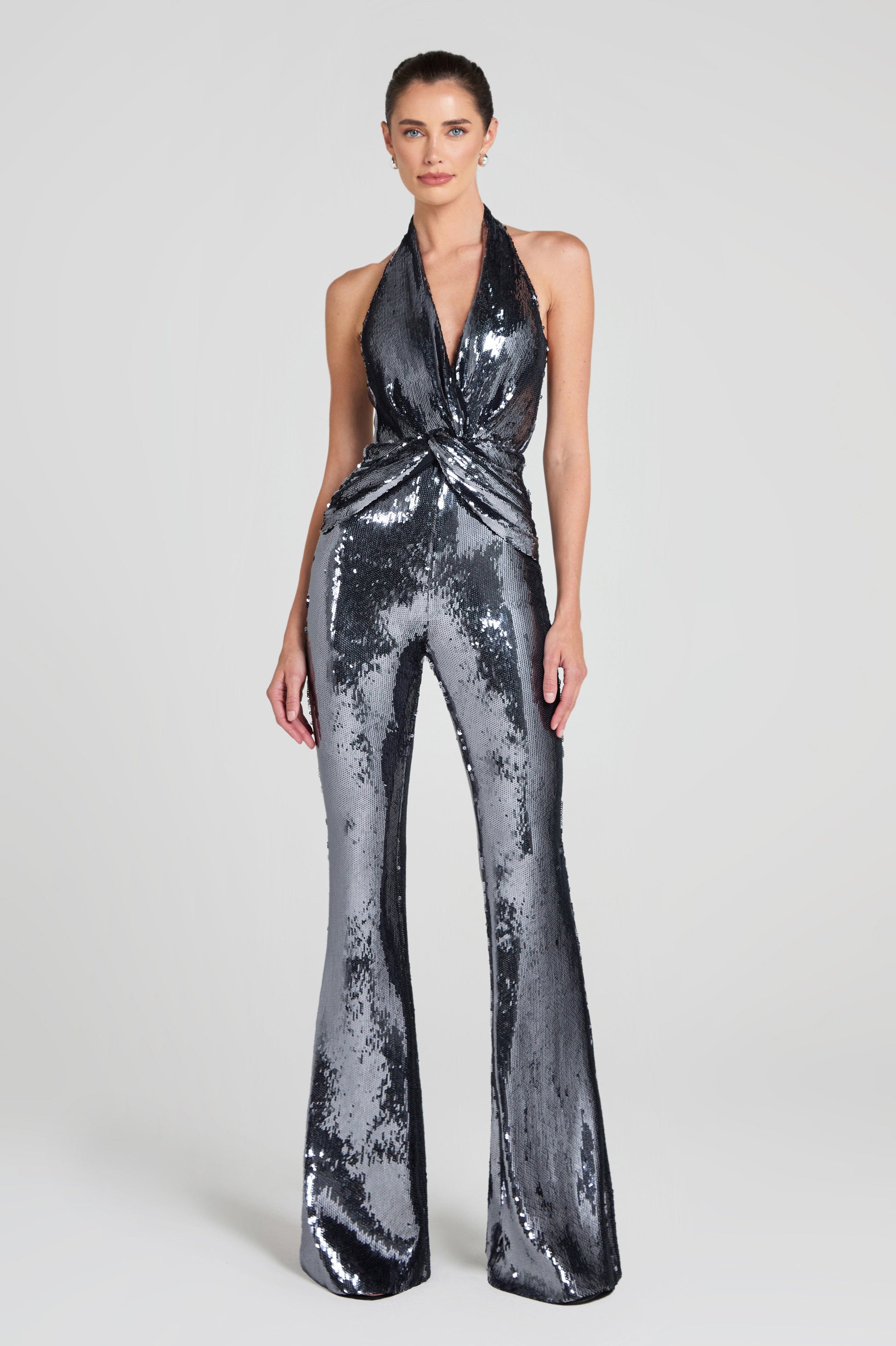 Tianna Silver Jumpsuit NADINE MERABI - Main Image