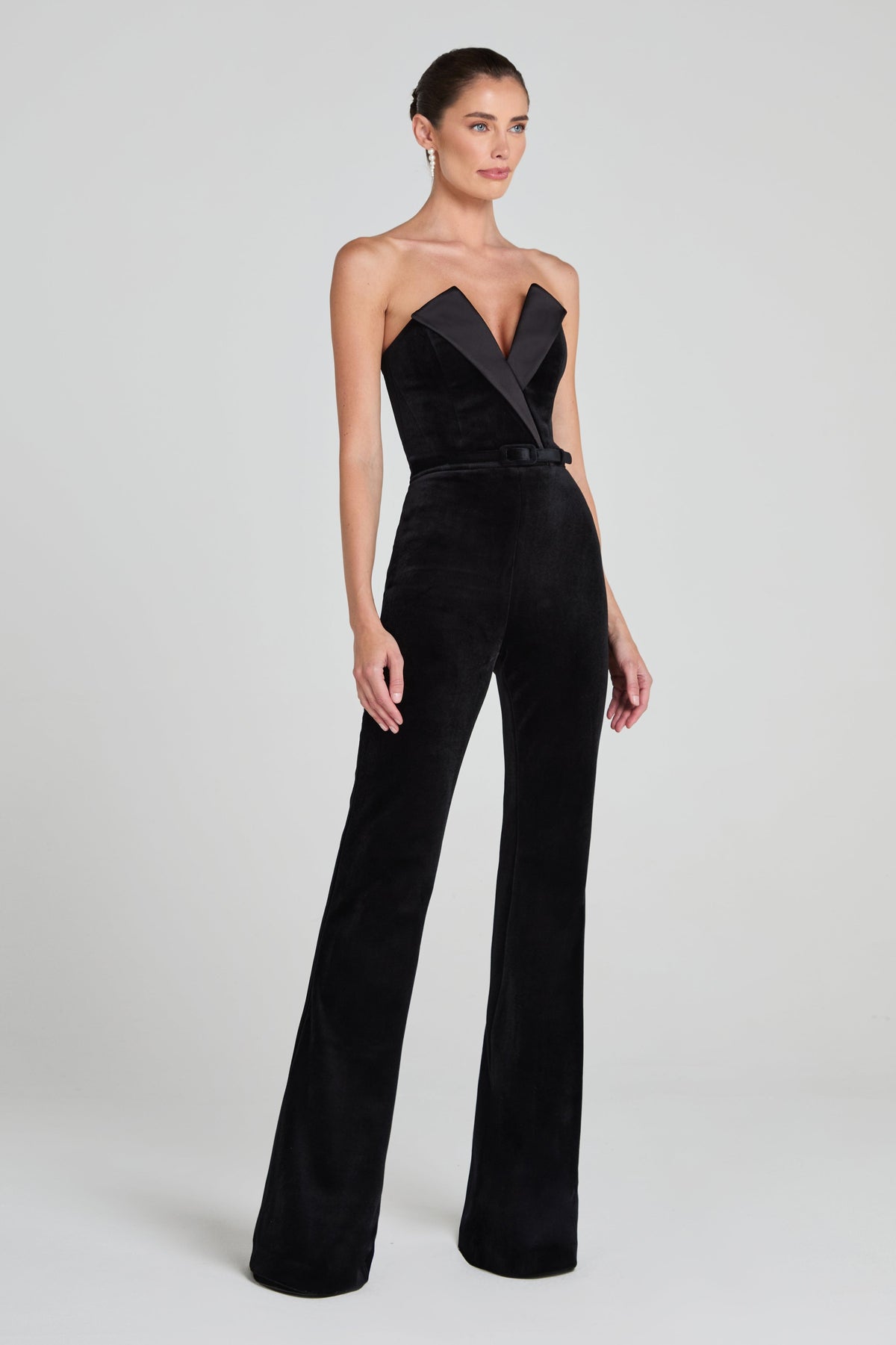 NADINE MERABI Jumpsuits Vivianne Black Jumpsuit