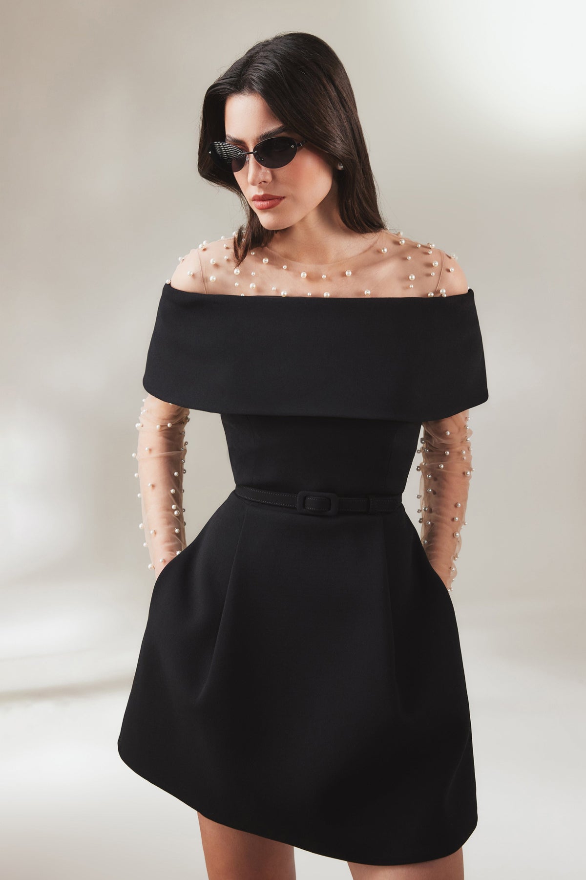 NADINE MERABI Dresses Harper Black Dress