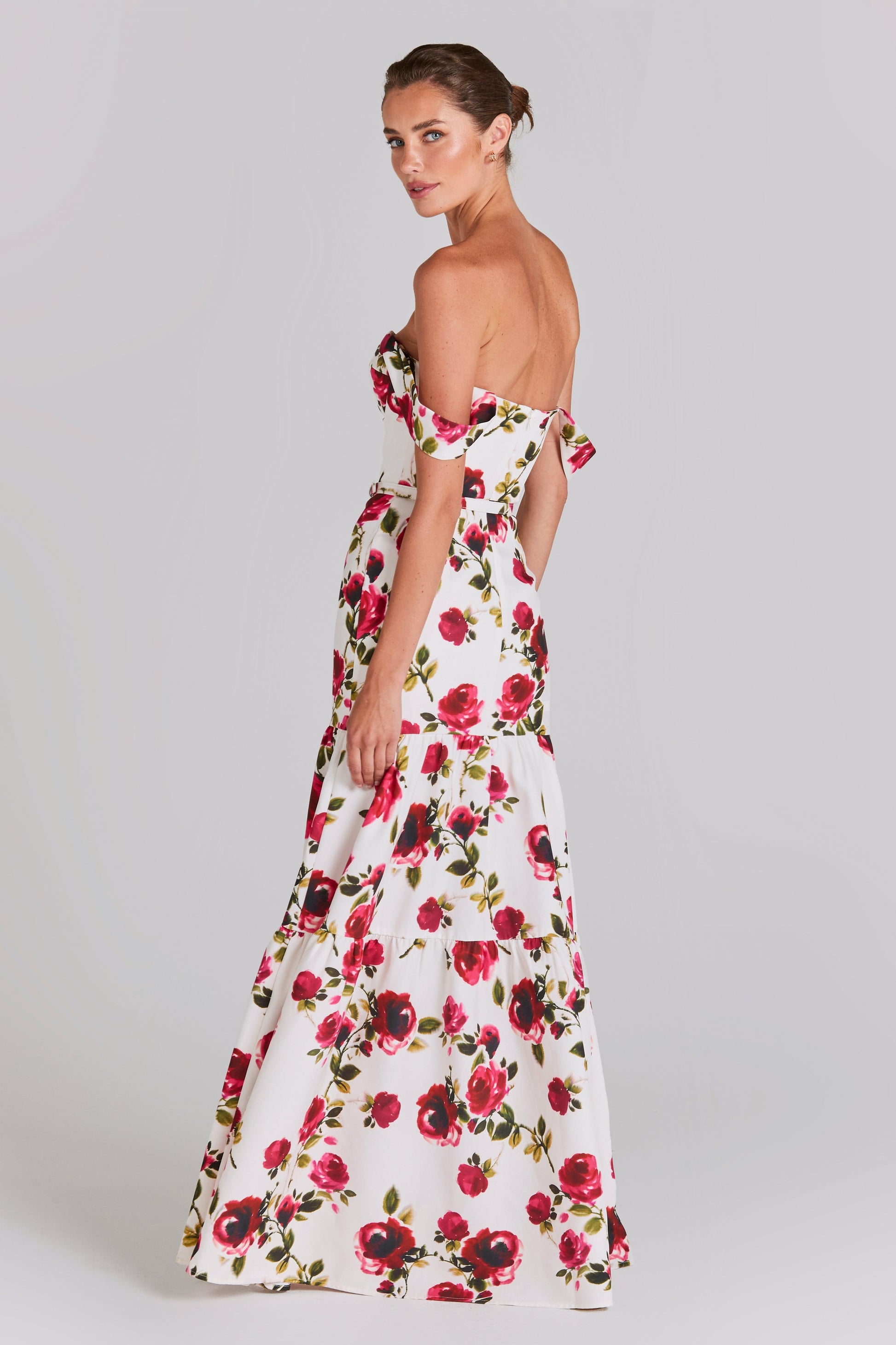NADINE MERABI Dresses Juliet White Floral Dress