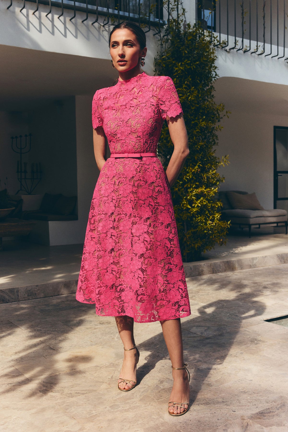 MIDI Dresses KATE PINK DRESS