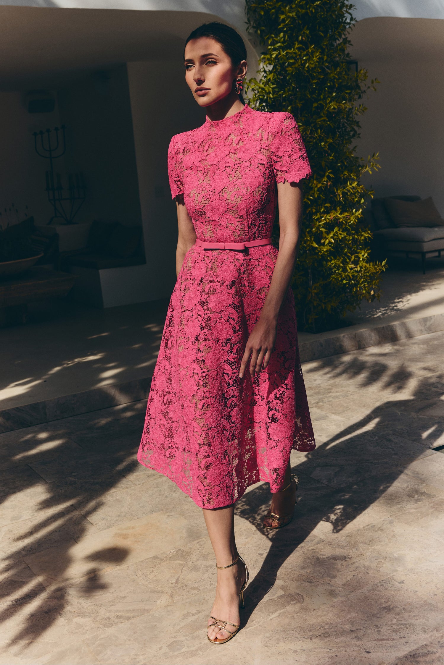 pink red dress See You There Mixed Media Strapless Mini - Size S - Bodycon Corset Style Be stunning at summer weddings and parties in this a Red Floral Dress - Pleated