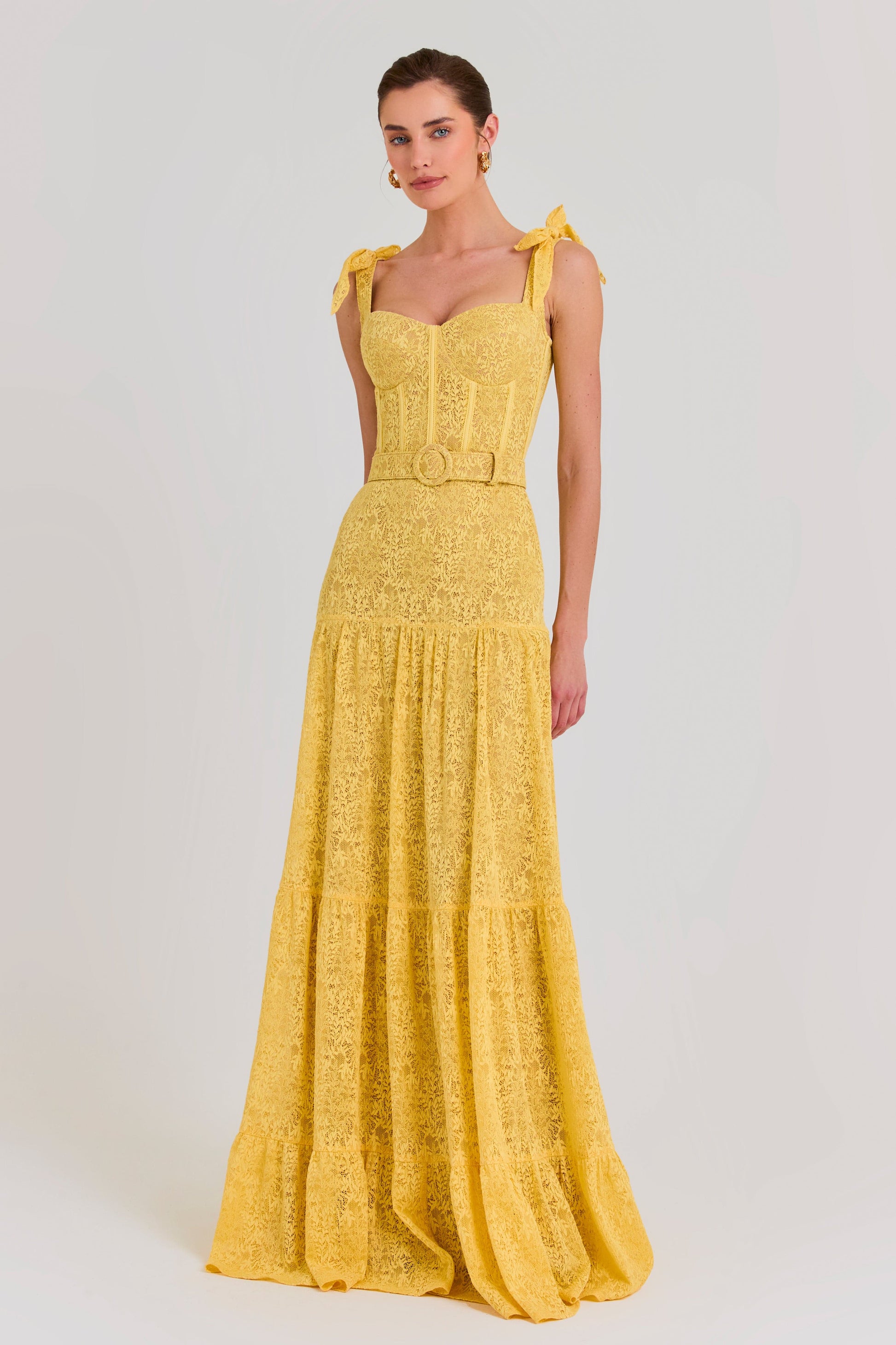 Miranda Yellow Dress | NADINE MERABI Miranda Yellow Dress | NADINE MERABI