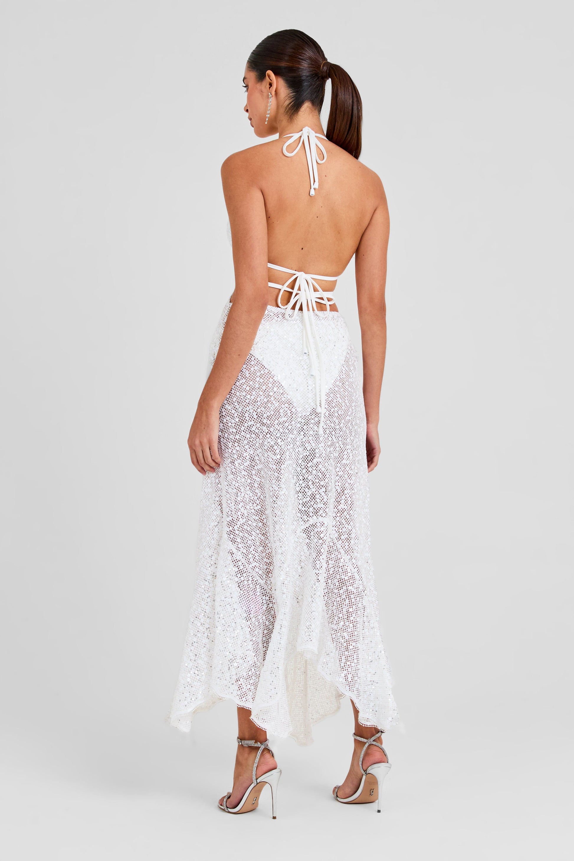 NADINE MERABI Skirts Elsa White Skirt