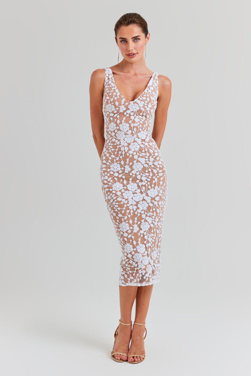 Nyla White Dress