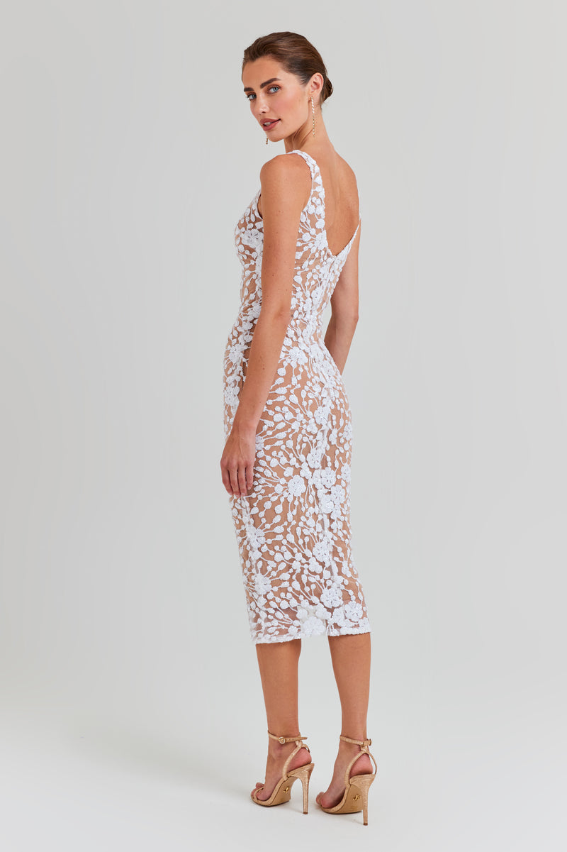 Nyla White Dress