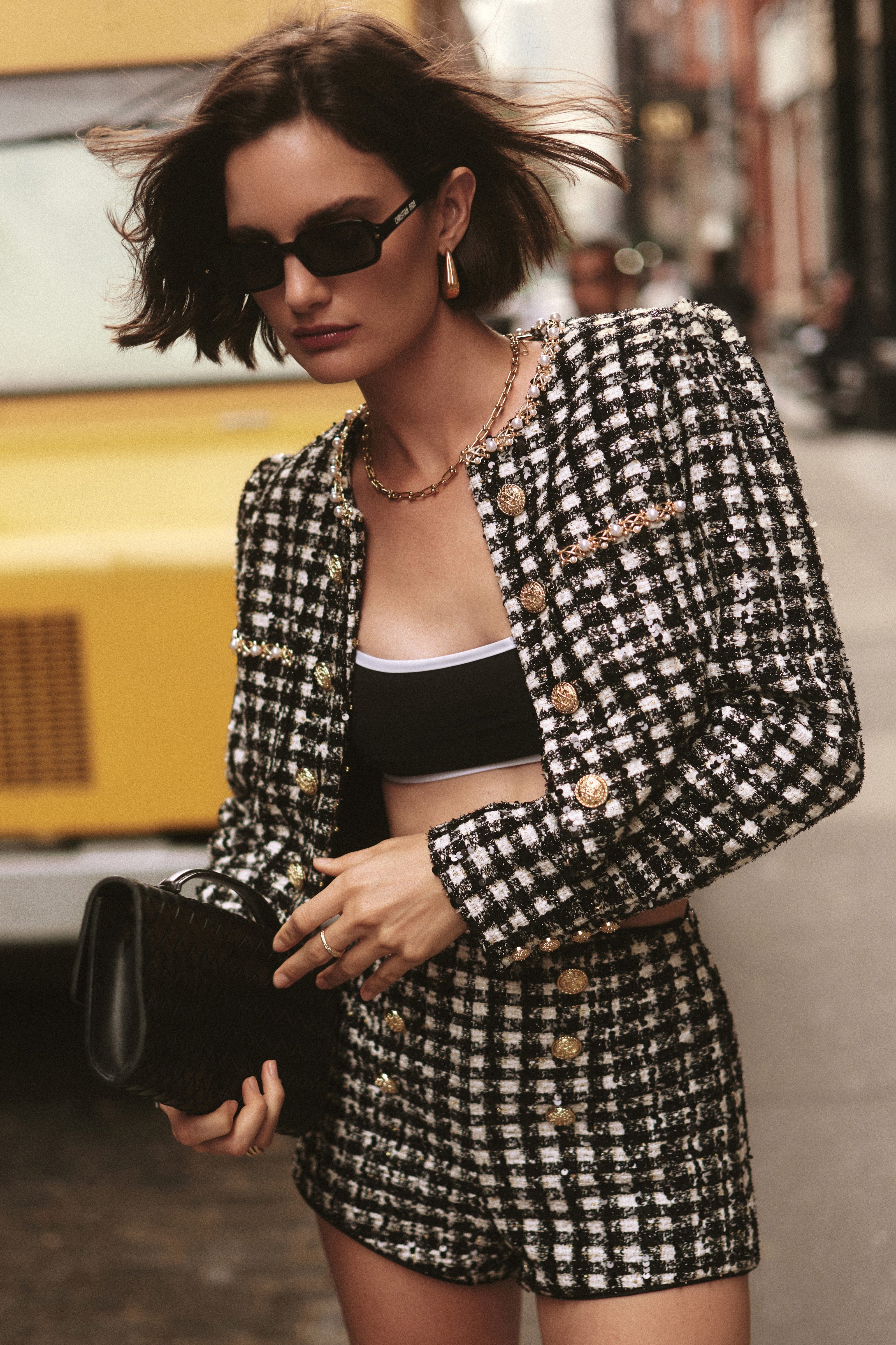 Remy Check Jacket | NADINE MERABI