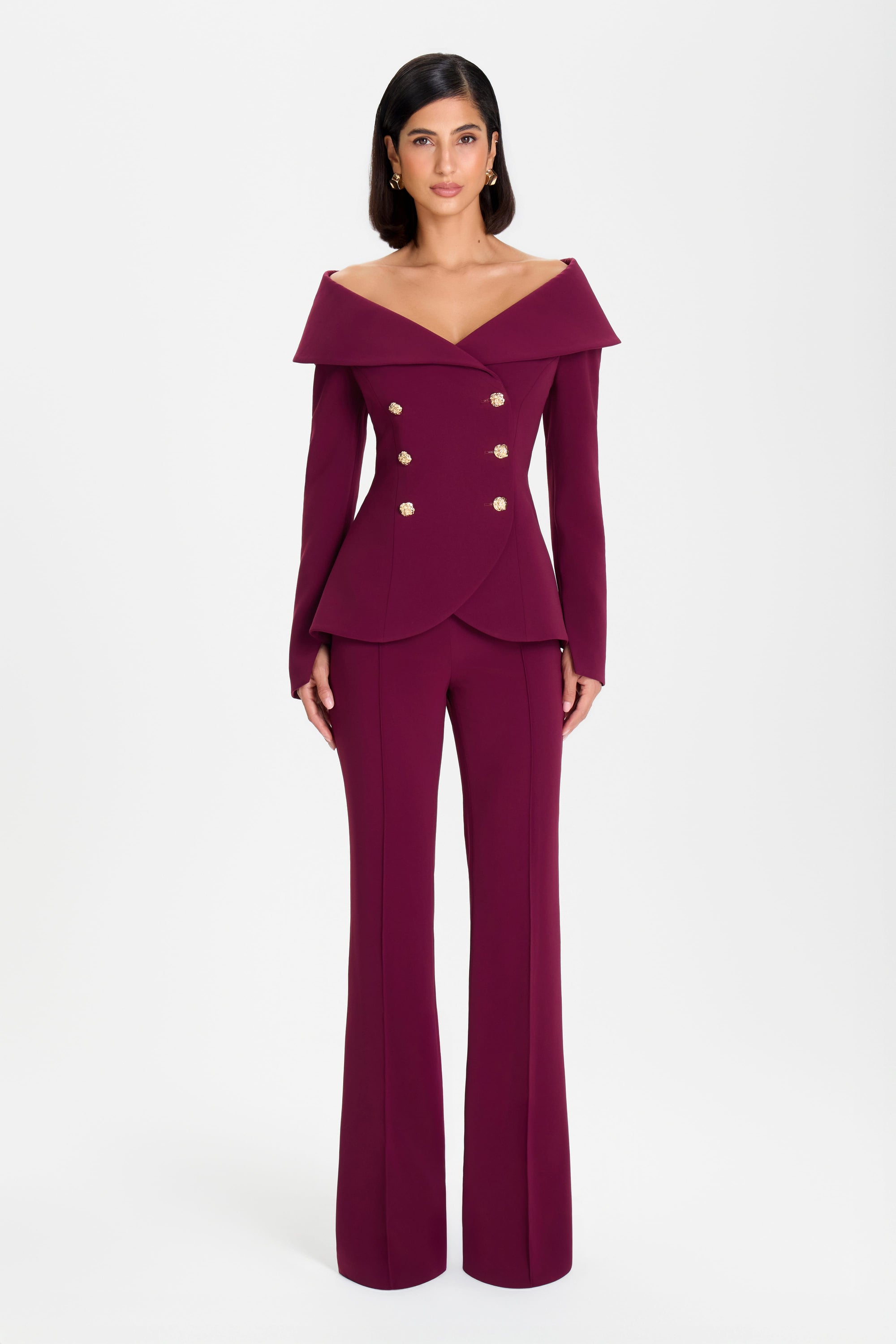 TOP Tops ABIGAIL BURGUNDY TOP