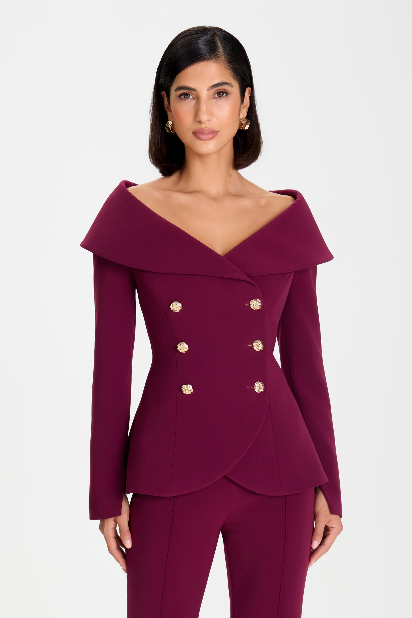 ABIGAIL BURGUNDY TOP