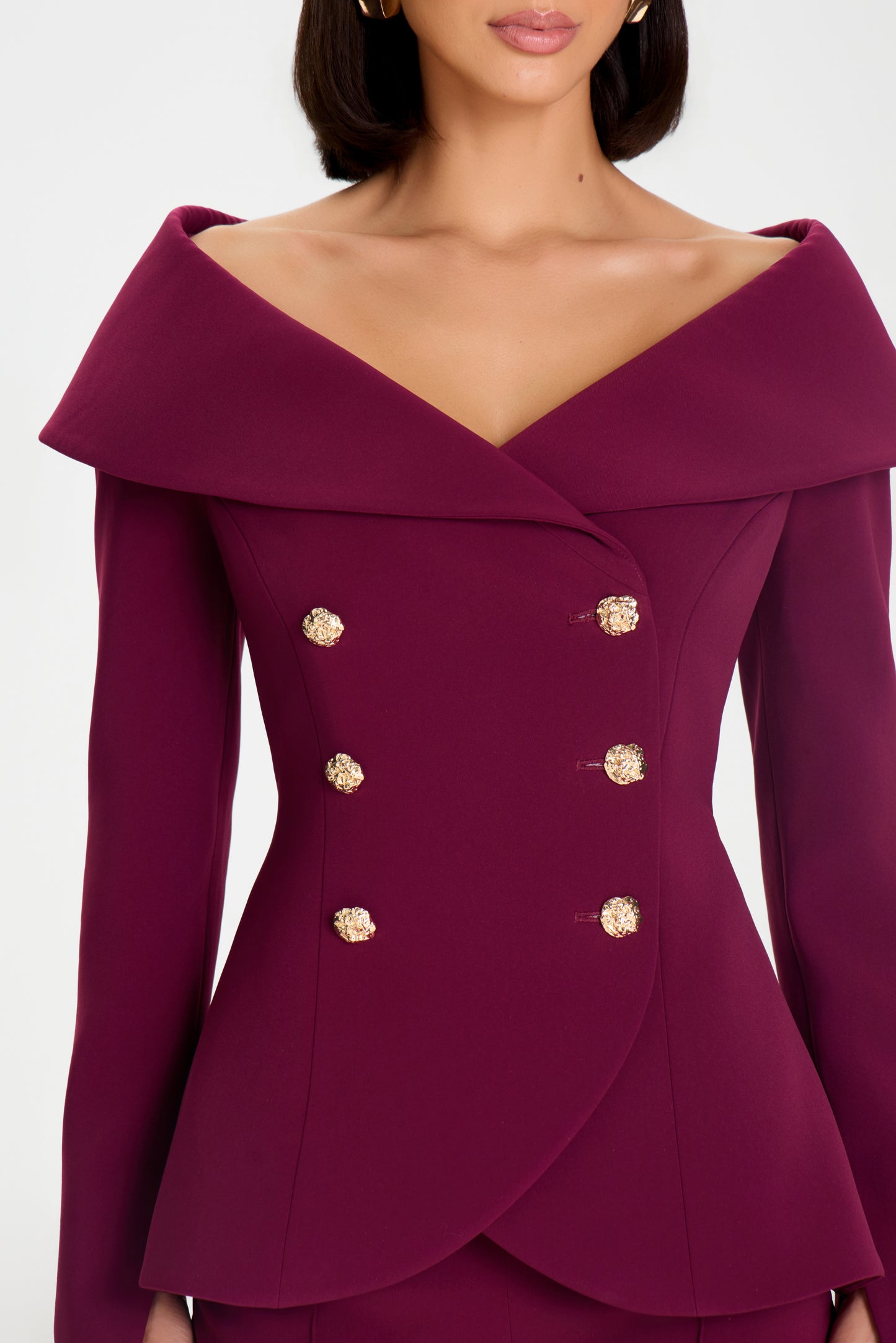 ABIGAIL BURGUNDY TOP