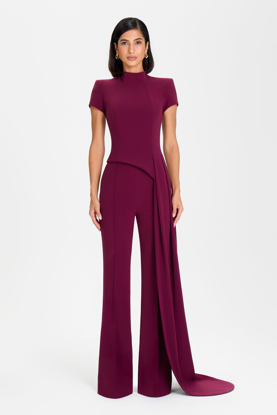 TROUSER Trousers CHARLOTTE BURGUNDY TROUSERS