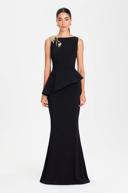 Carolina Black Maxi Skirt