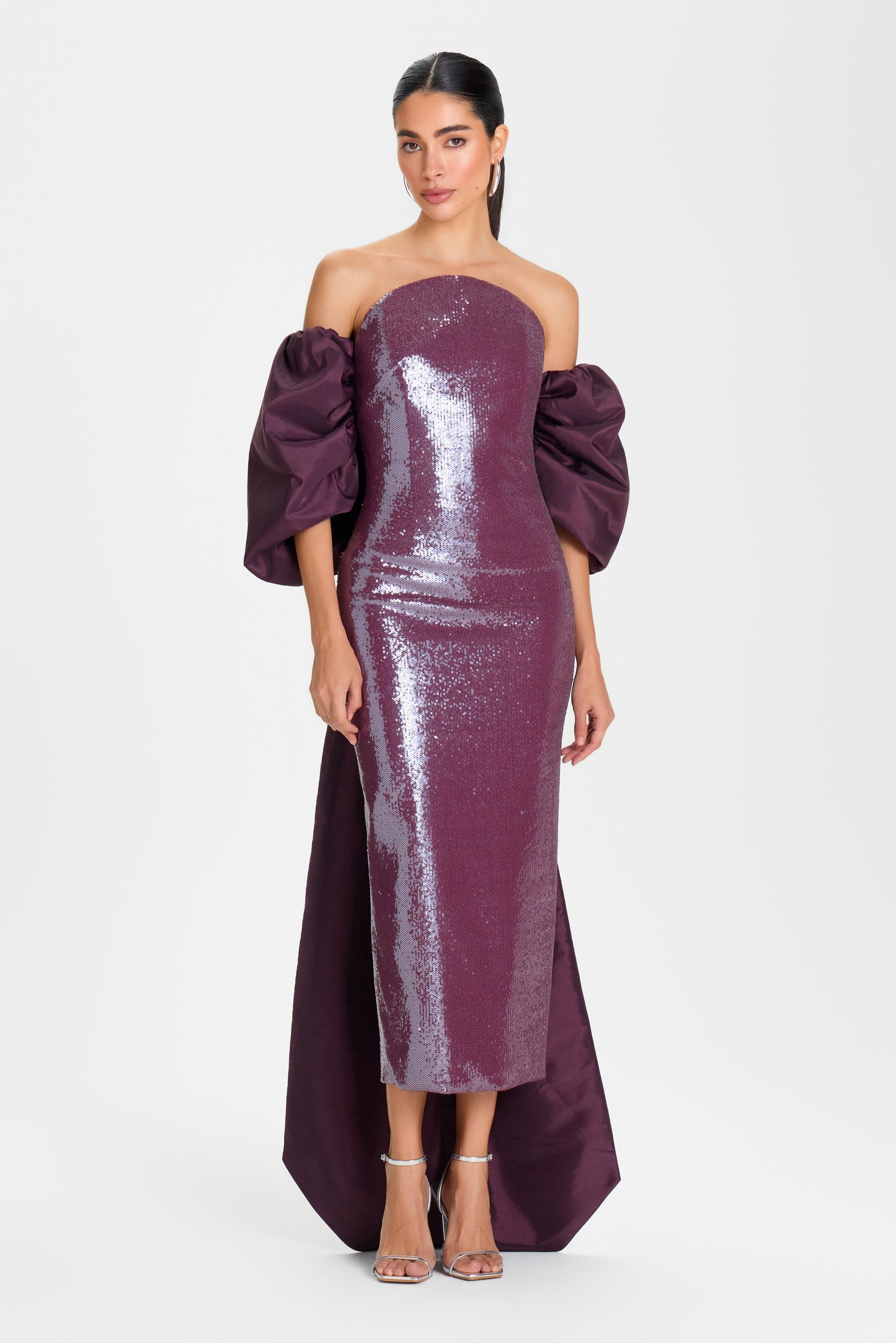 LAYLA BURGUNDY DRESS