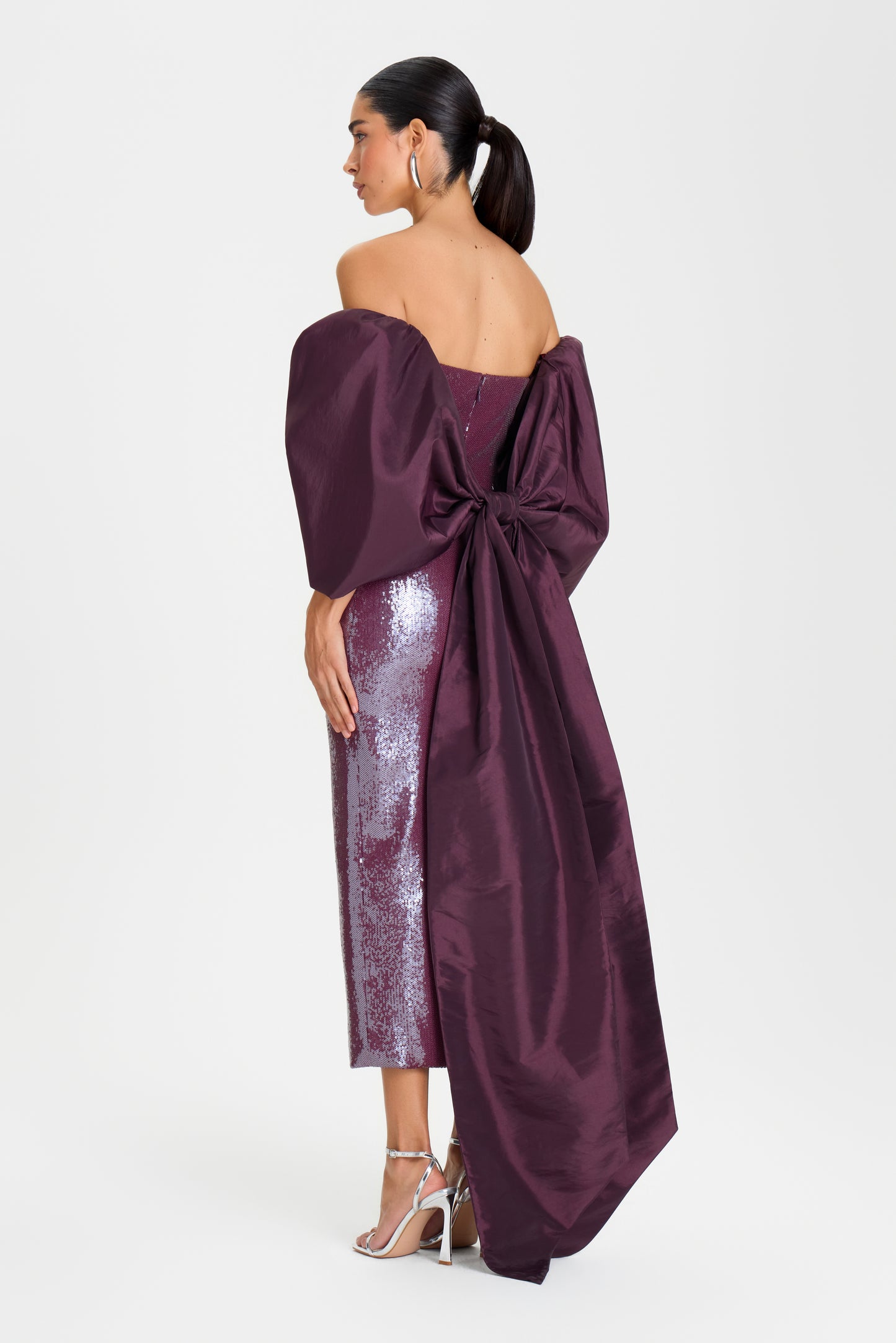 LAYLA BURGUNDY DRESS