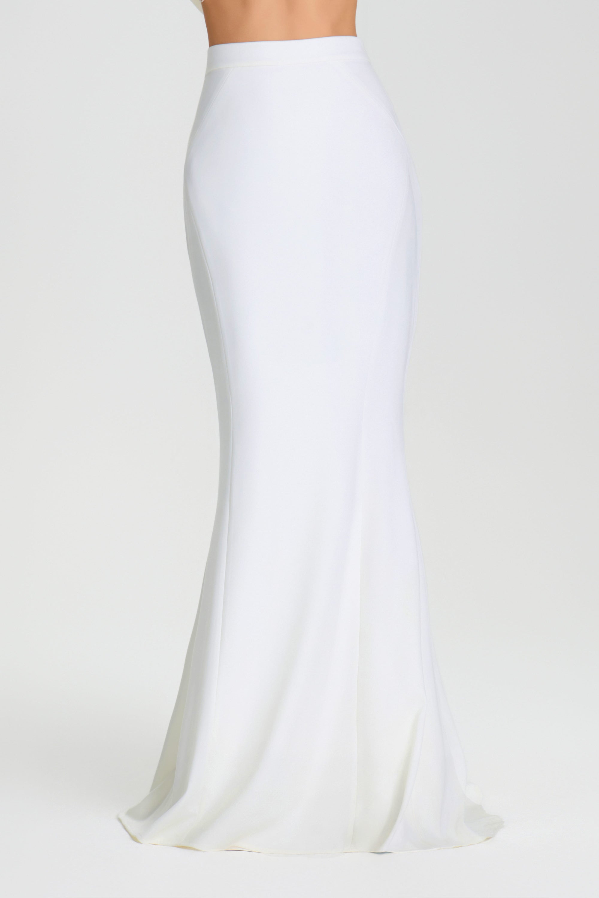 NADINE MERABI Skirts Carolina White Maxi Skirt
