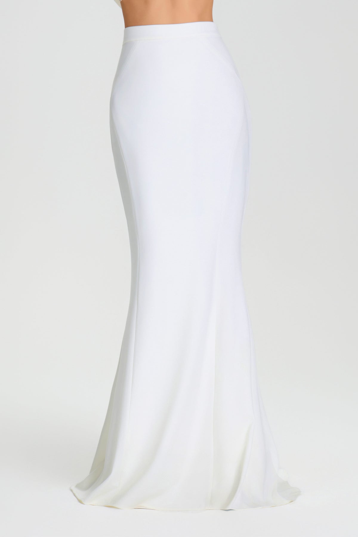 NADINE MERABI Skirts Carolina White Maxi Skirt