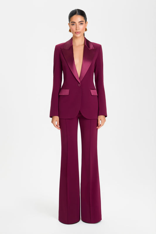 BLAZER jackets NATASHA BURGUNDY BLAZER