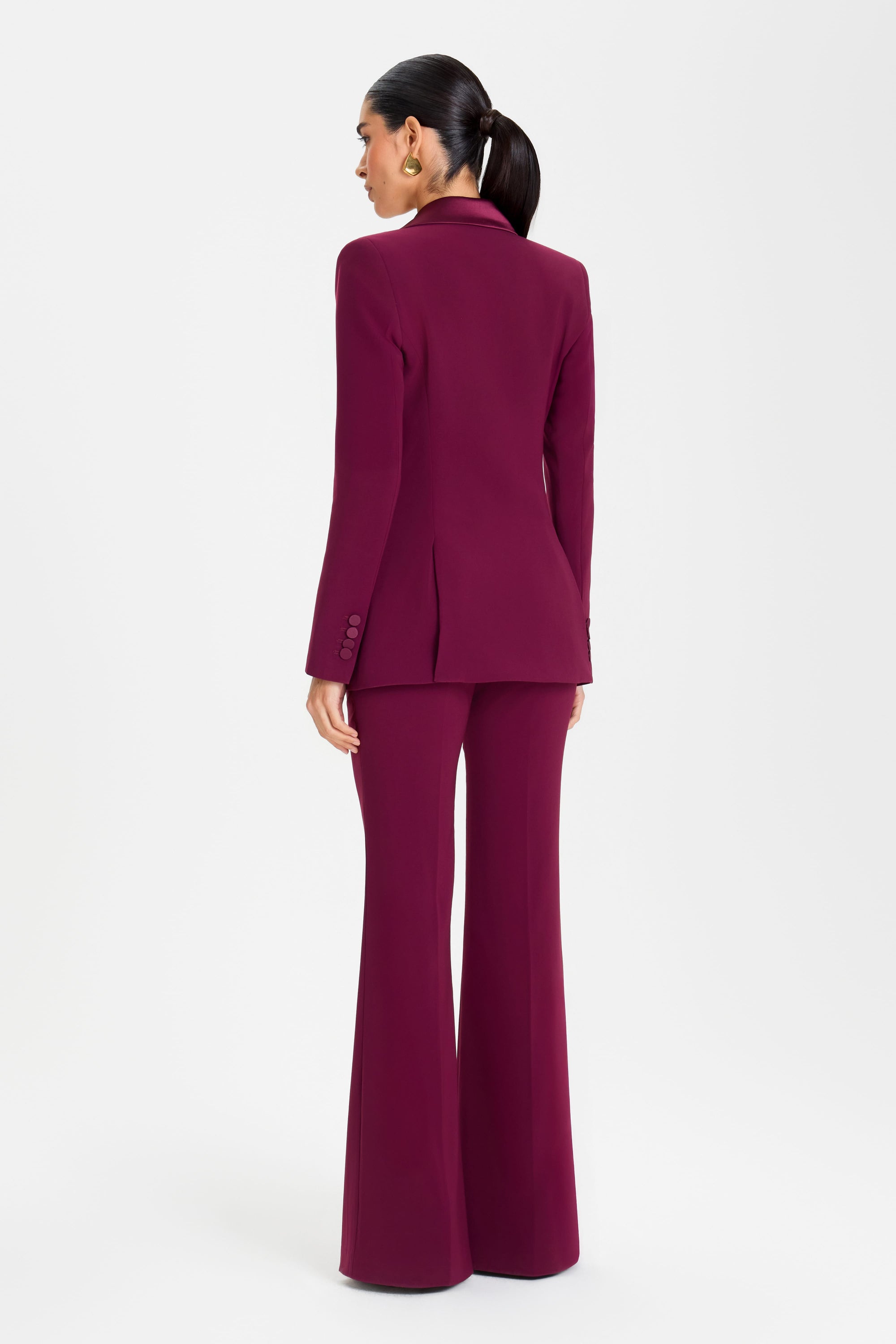 BLAZER jackets NATASHA BURGUNDY BLAZER