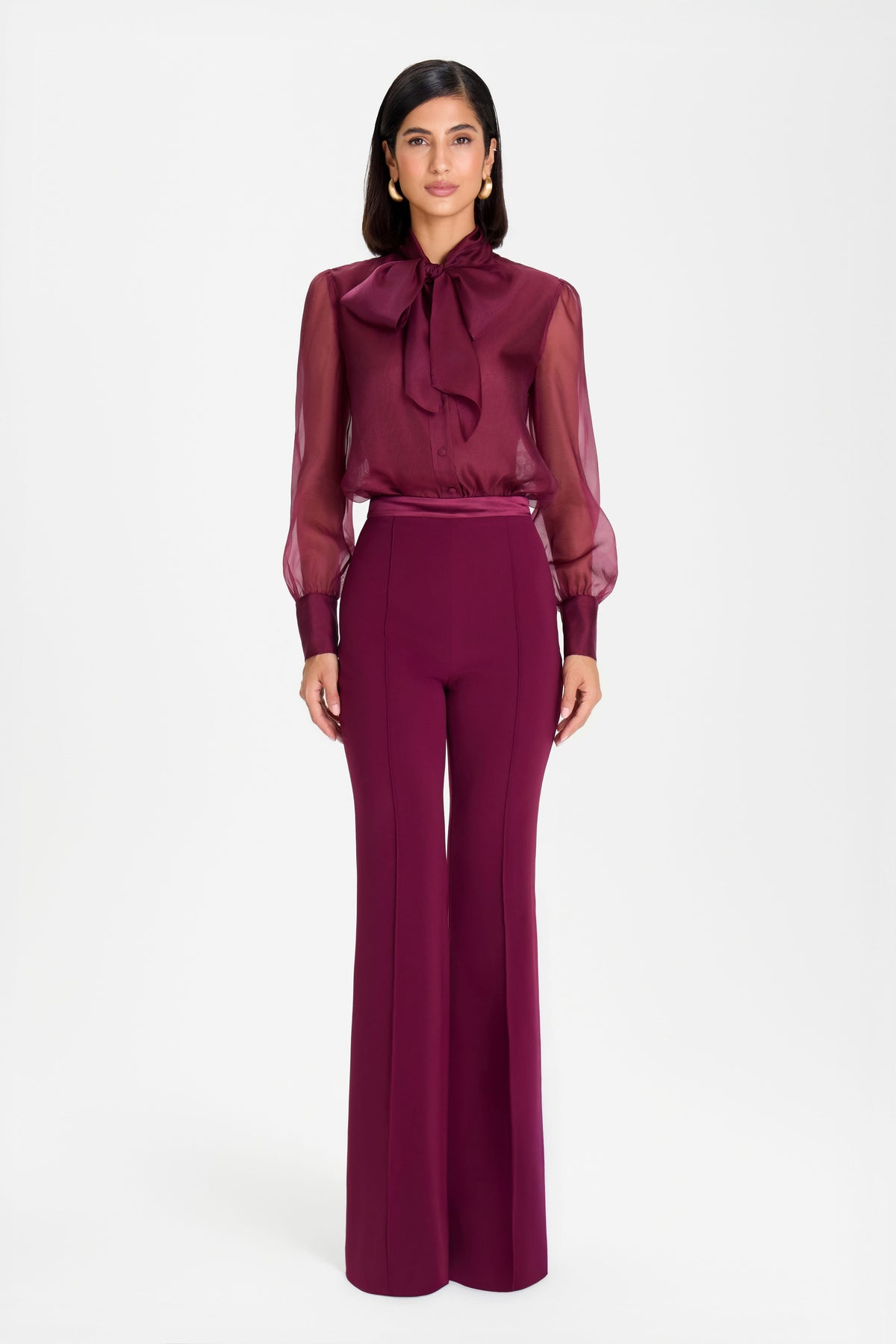 TOP Tops NAOMI BURGUNDY BODYSUIT