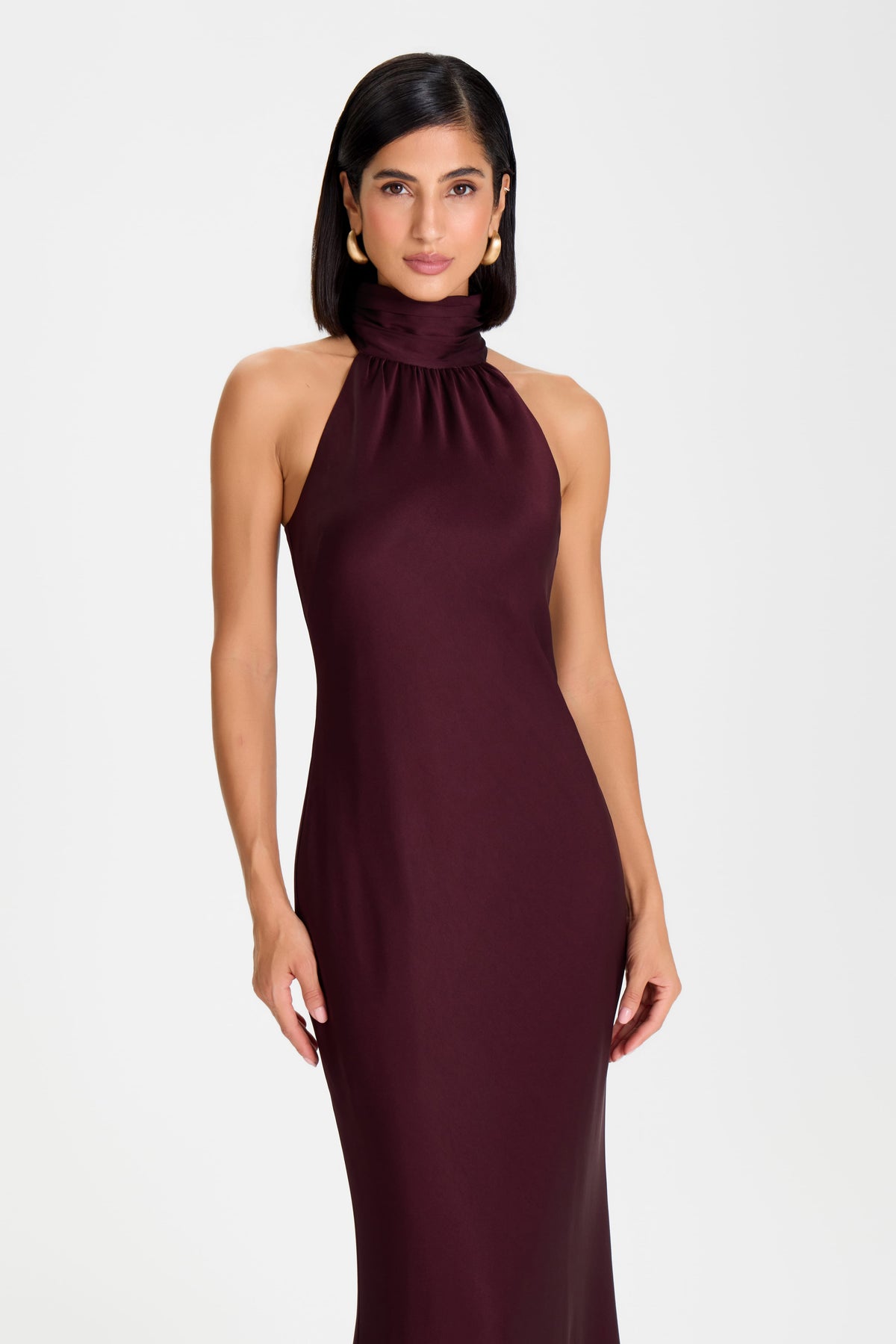 MAXI Dresses SOPHIA BROWN DRESS