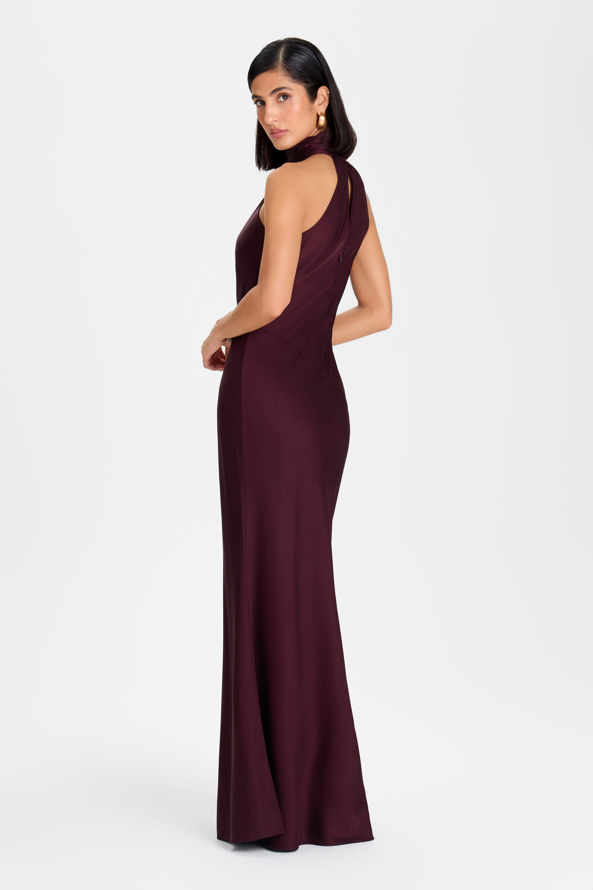 MAXI Dresses SOPHIA BROWN DRESS