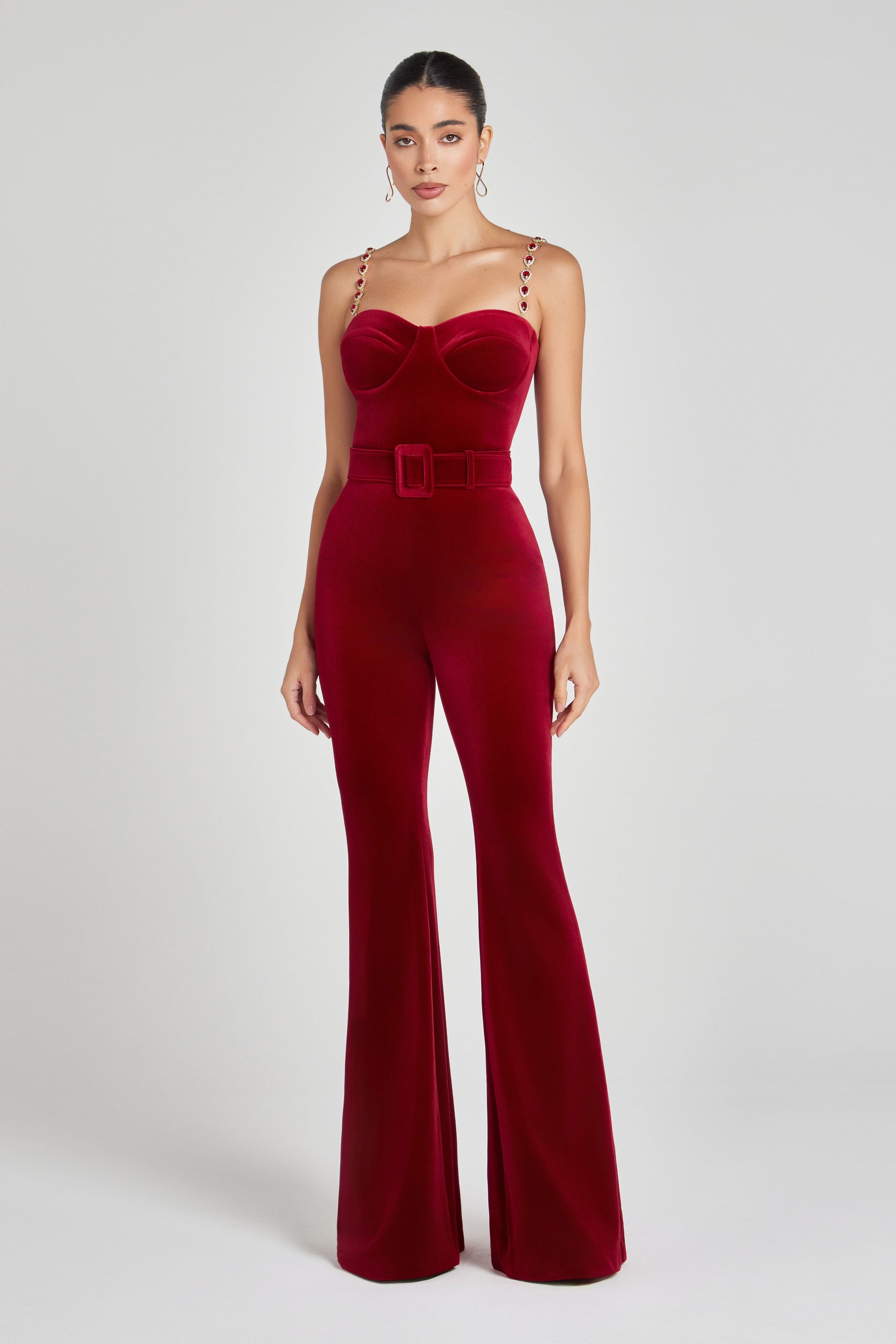 Harley Red Jumpsuit NADINE MERABI - Main Image