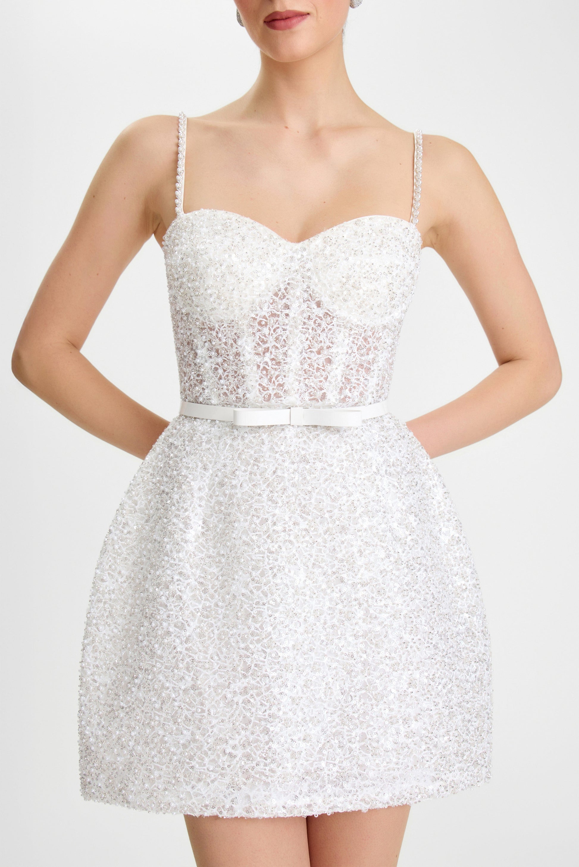 Nadine Merabi Dresses Alice White Dress