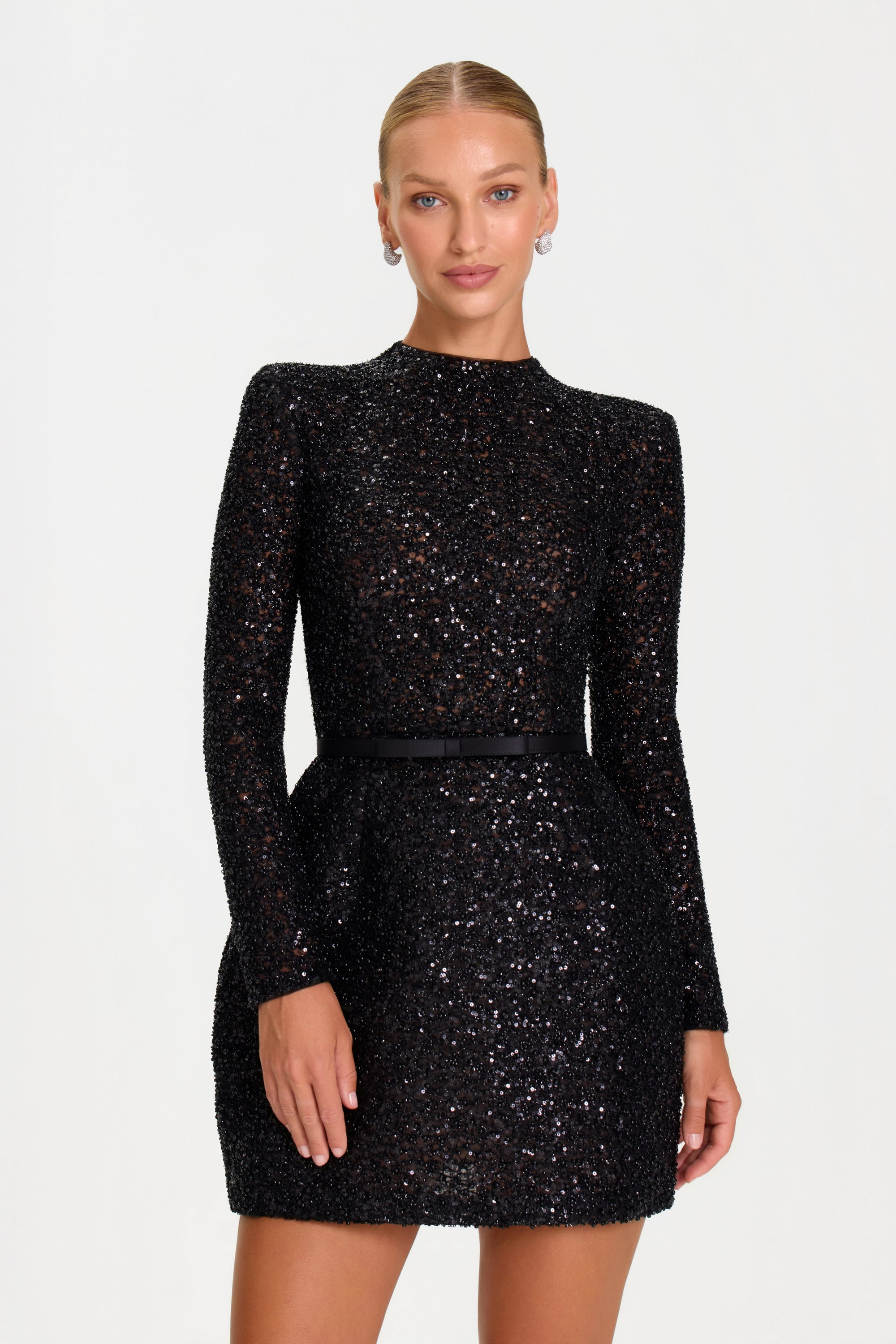 NADINE MERABI Dresses Edie Black Dress