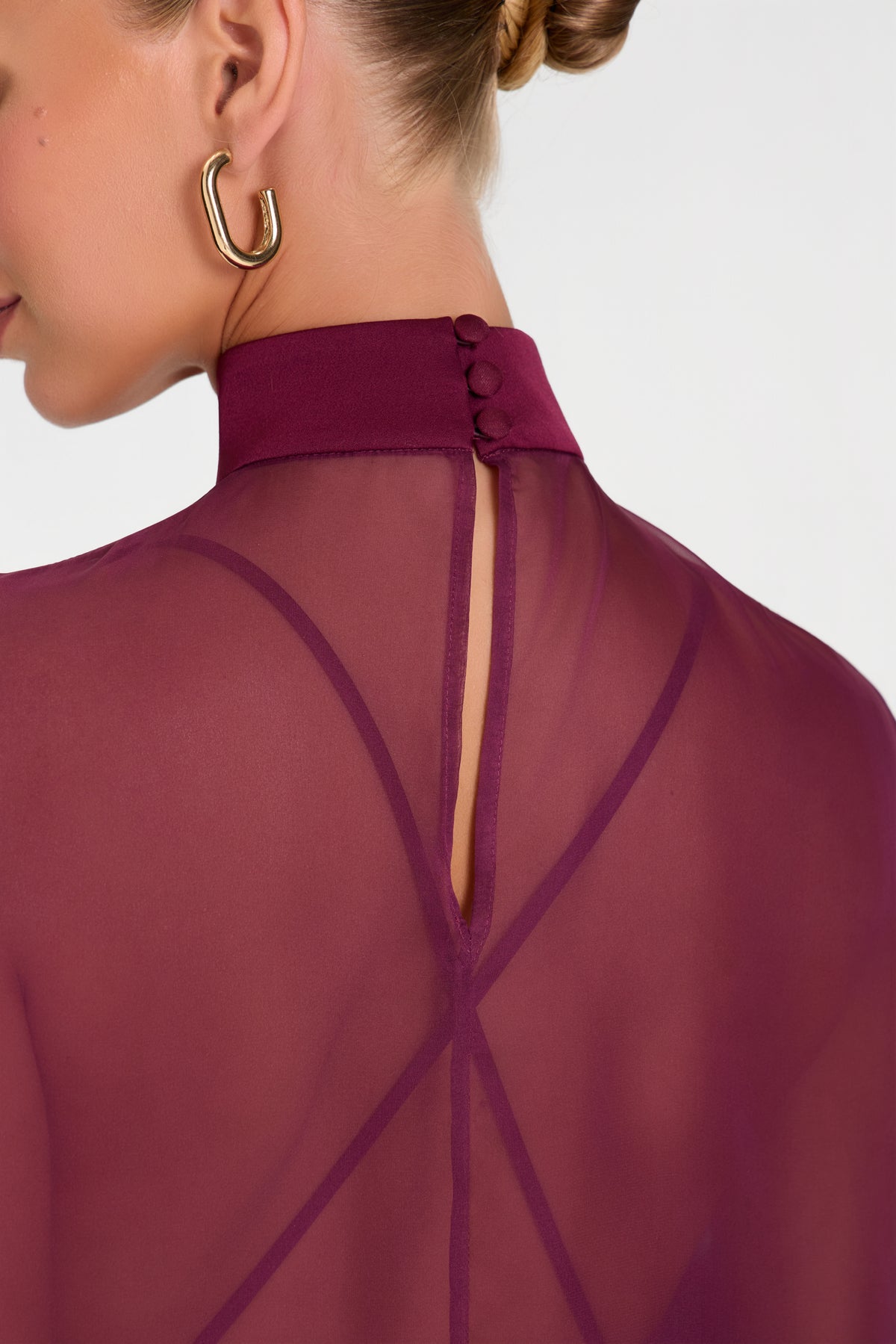 MADISON BURGUNDY DRESS