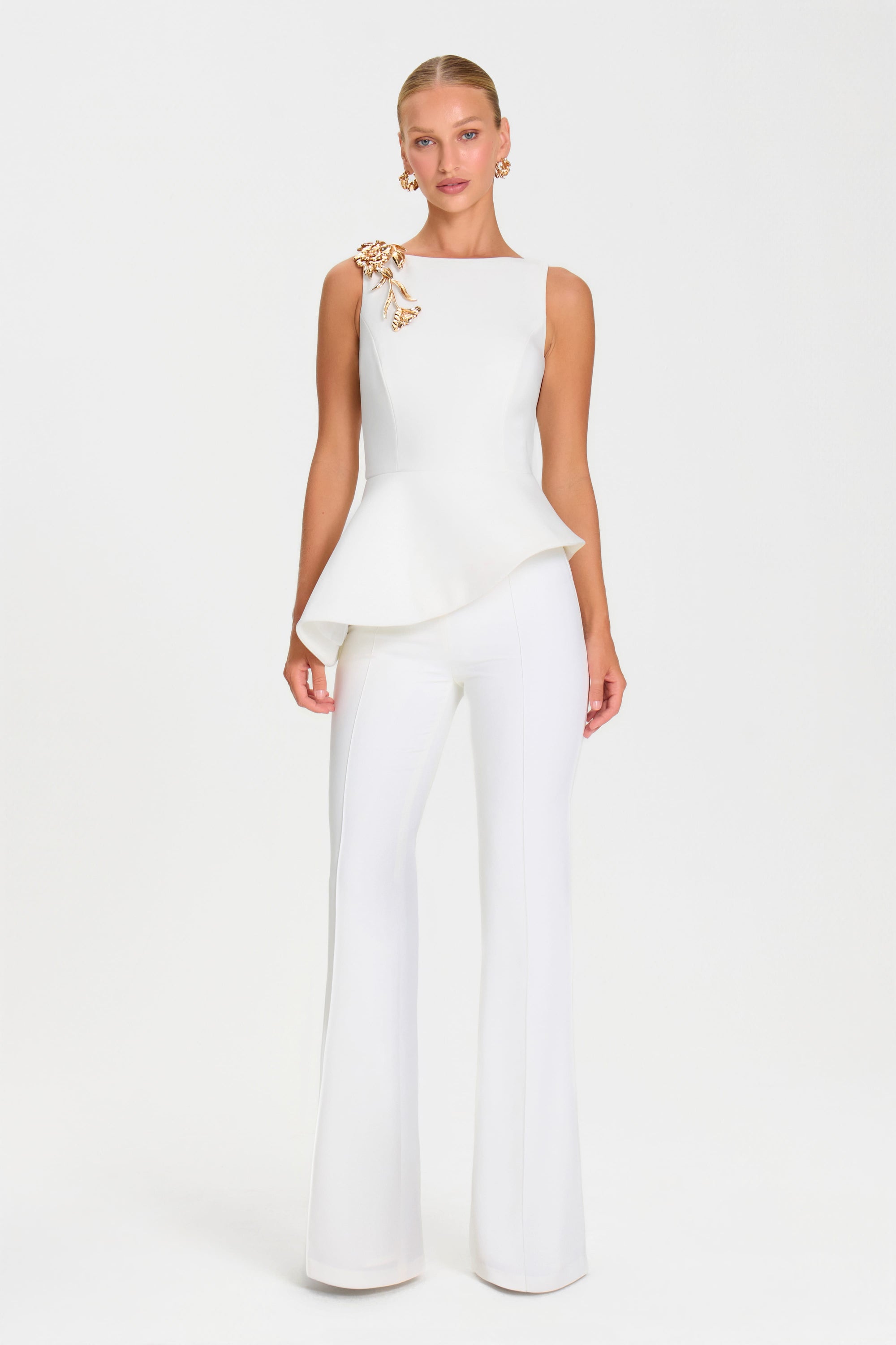 NADINE MERABI Trousers Charlotte White Trousers