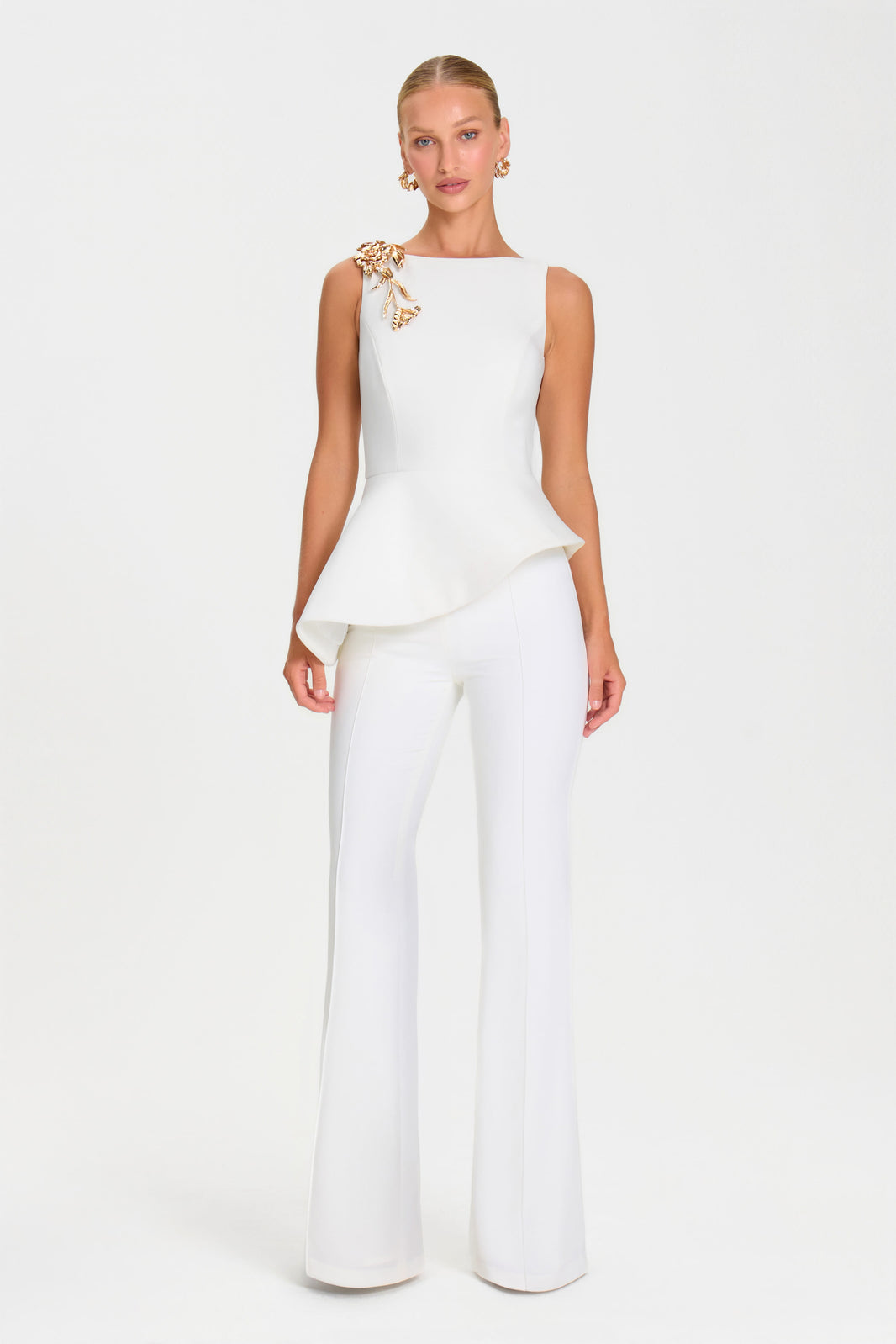 NADINE MERABI Trousers Charlotte White Trousers