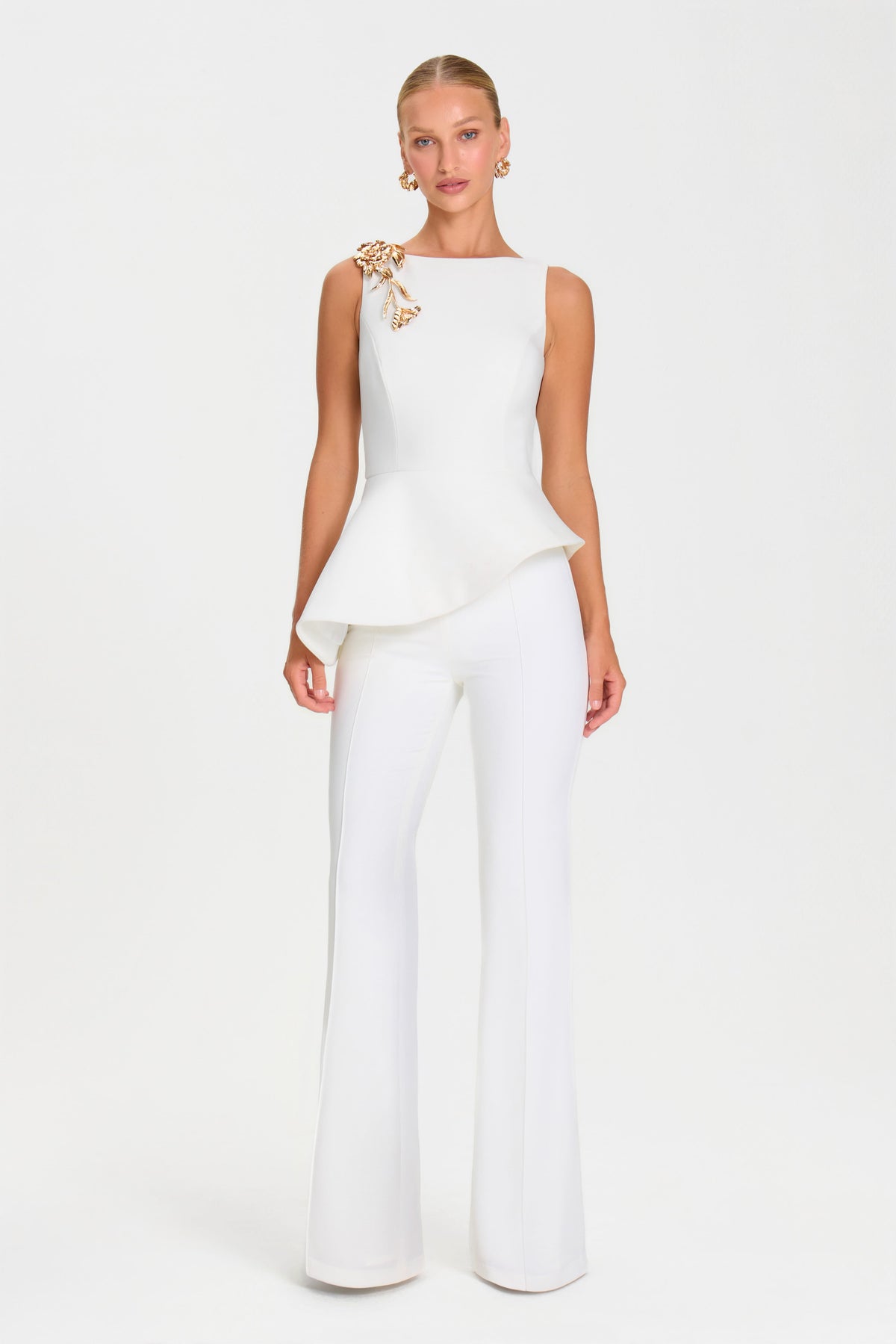 NADINE MERABI Trousers Charlotte White Trousers