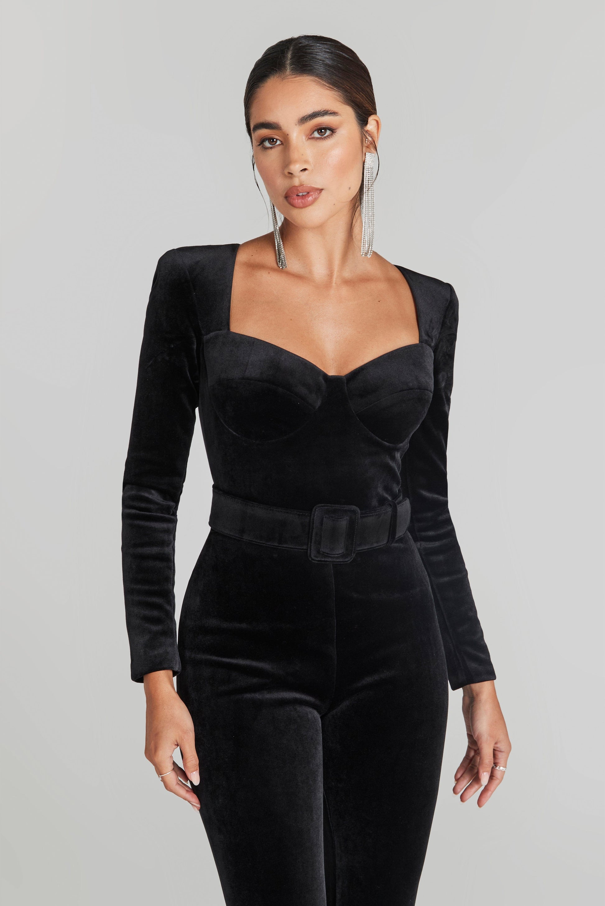Natalia Black Jumpsuit NADINE MERABI