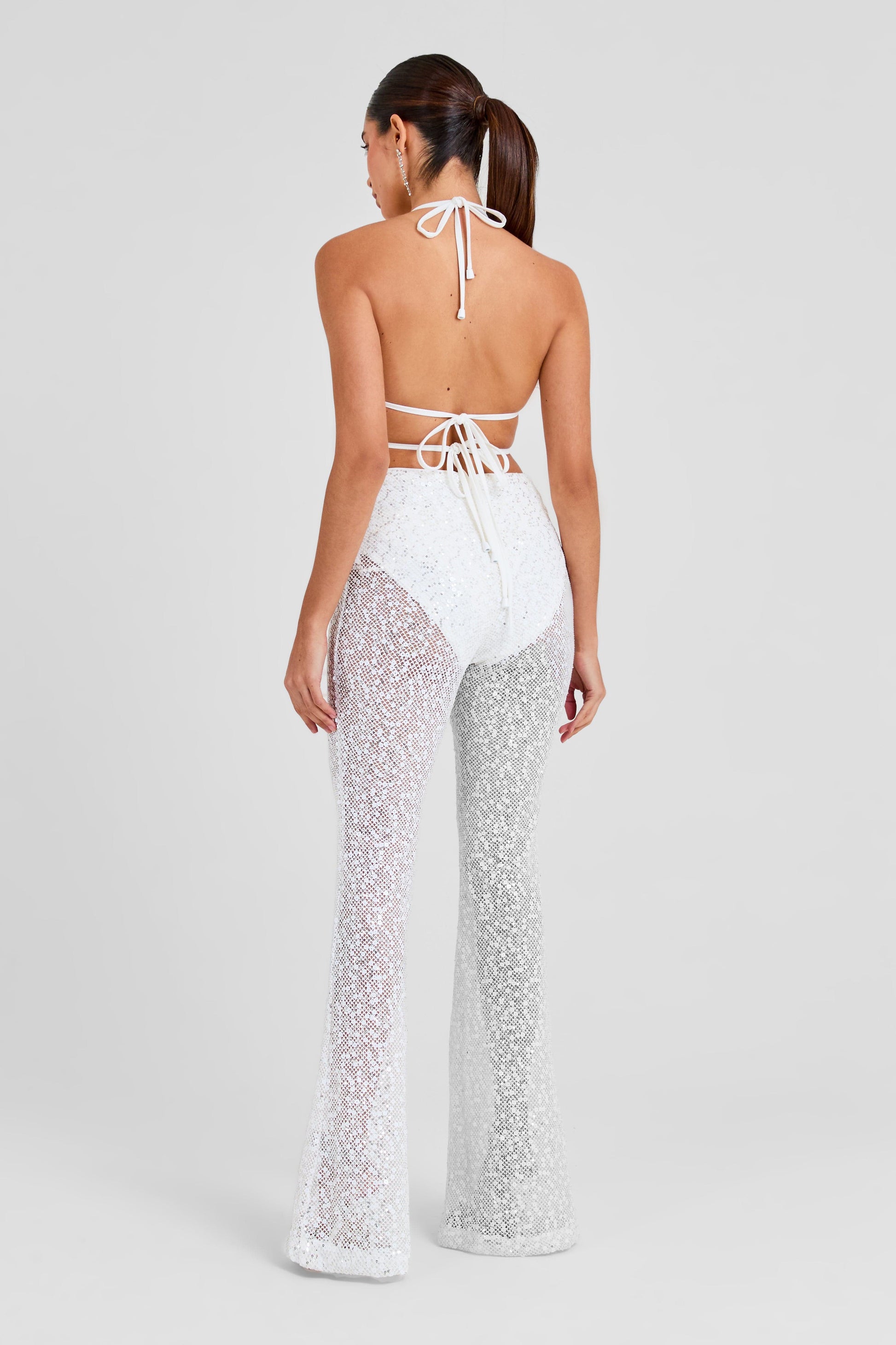 NADINE MERABI Trousers Adele White Trousers