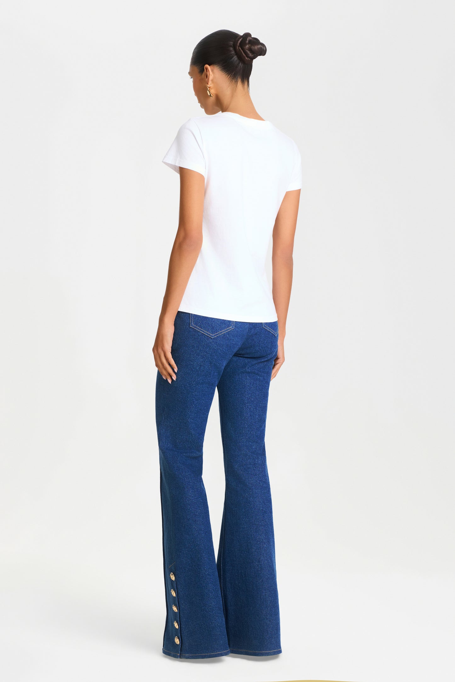 KENDRA DARK DENIM TROUSERS