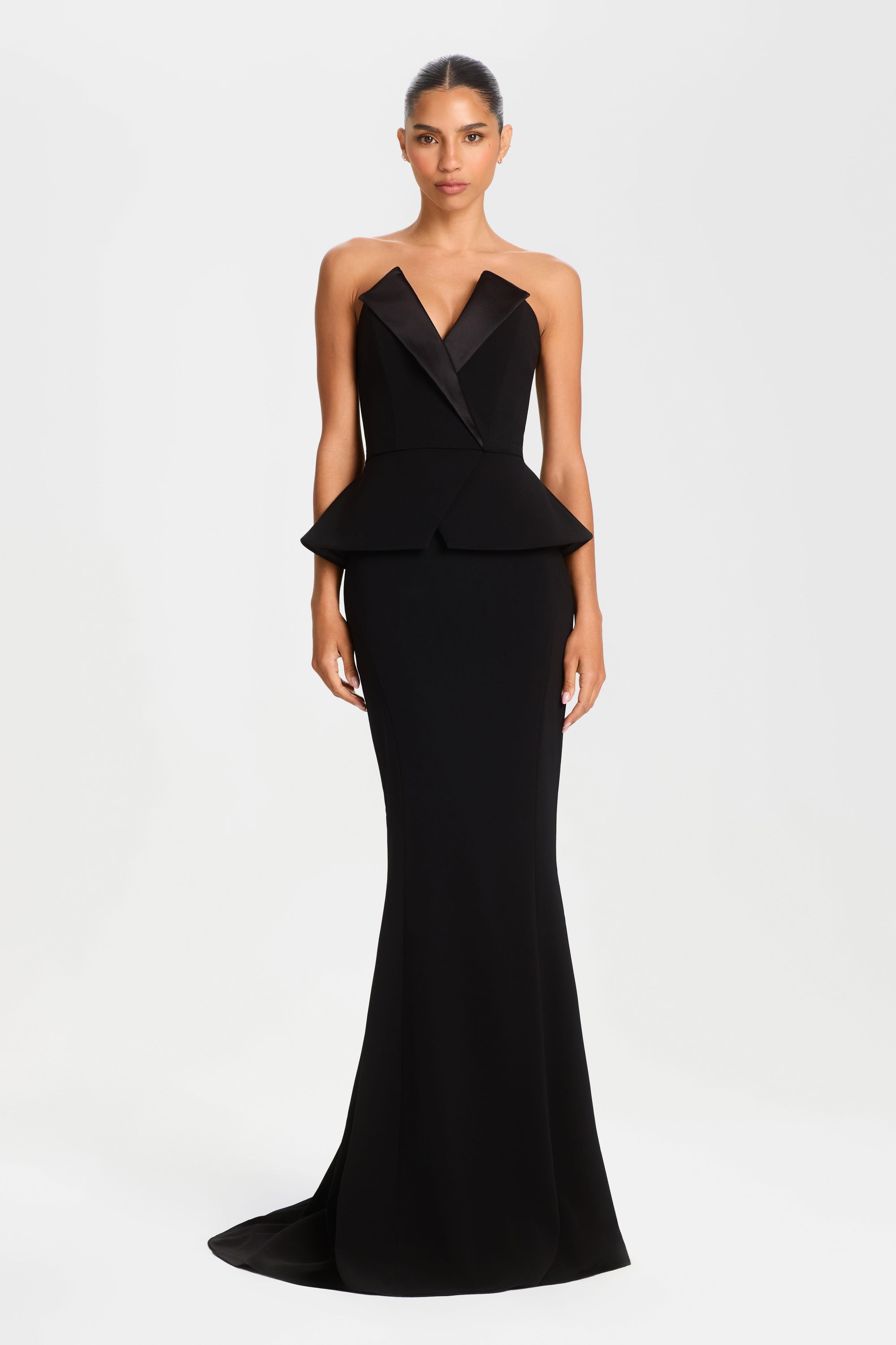NADINE MERABI Skirts Carolina Black Maxi Skirt