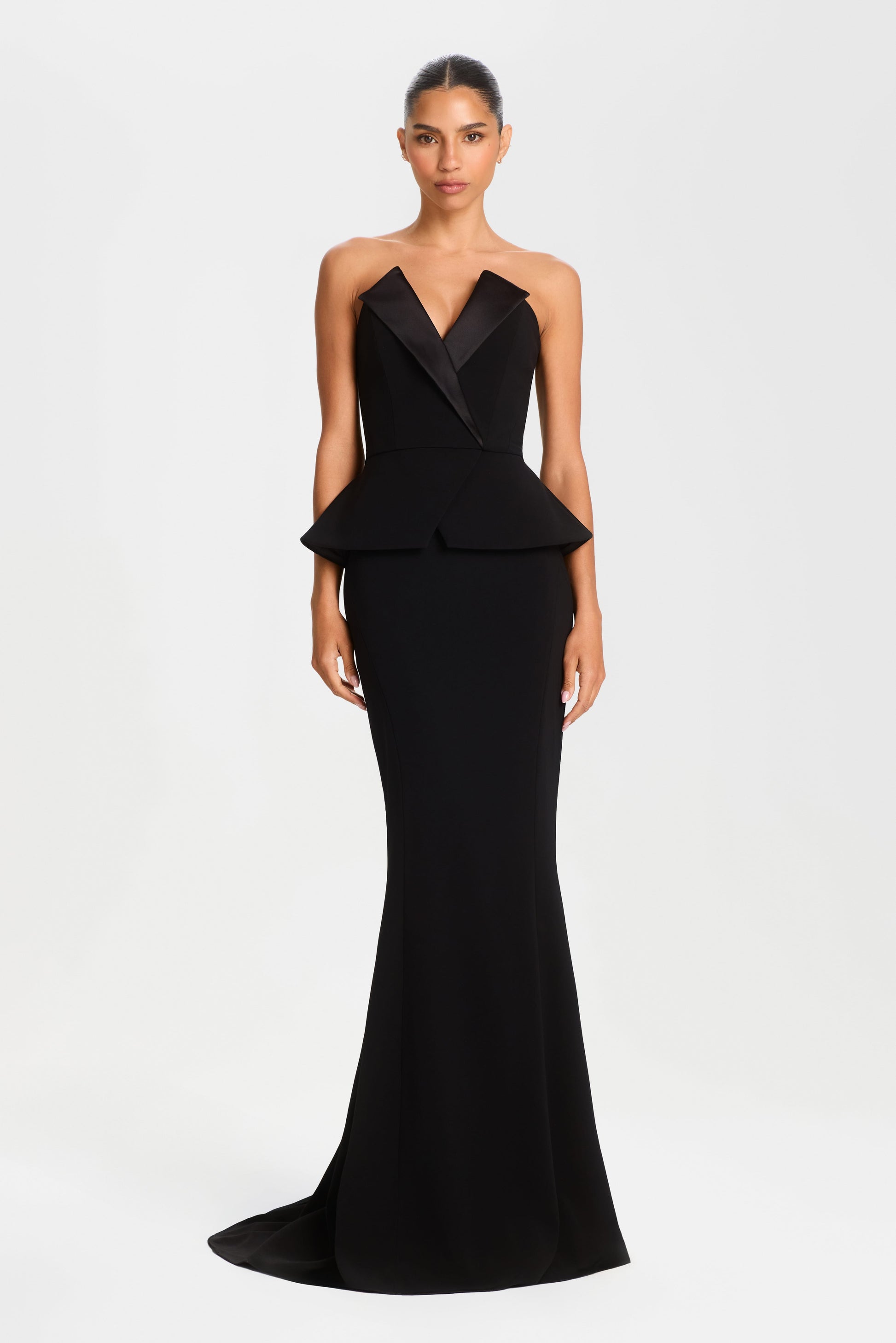NADINE MERABI Skirts Carolina Black Maxi Skirt